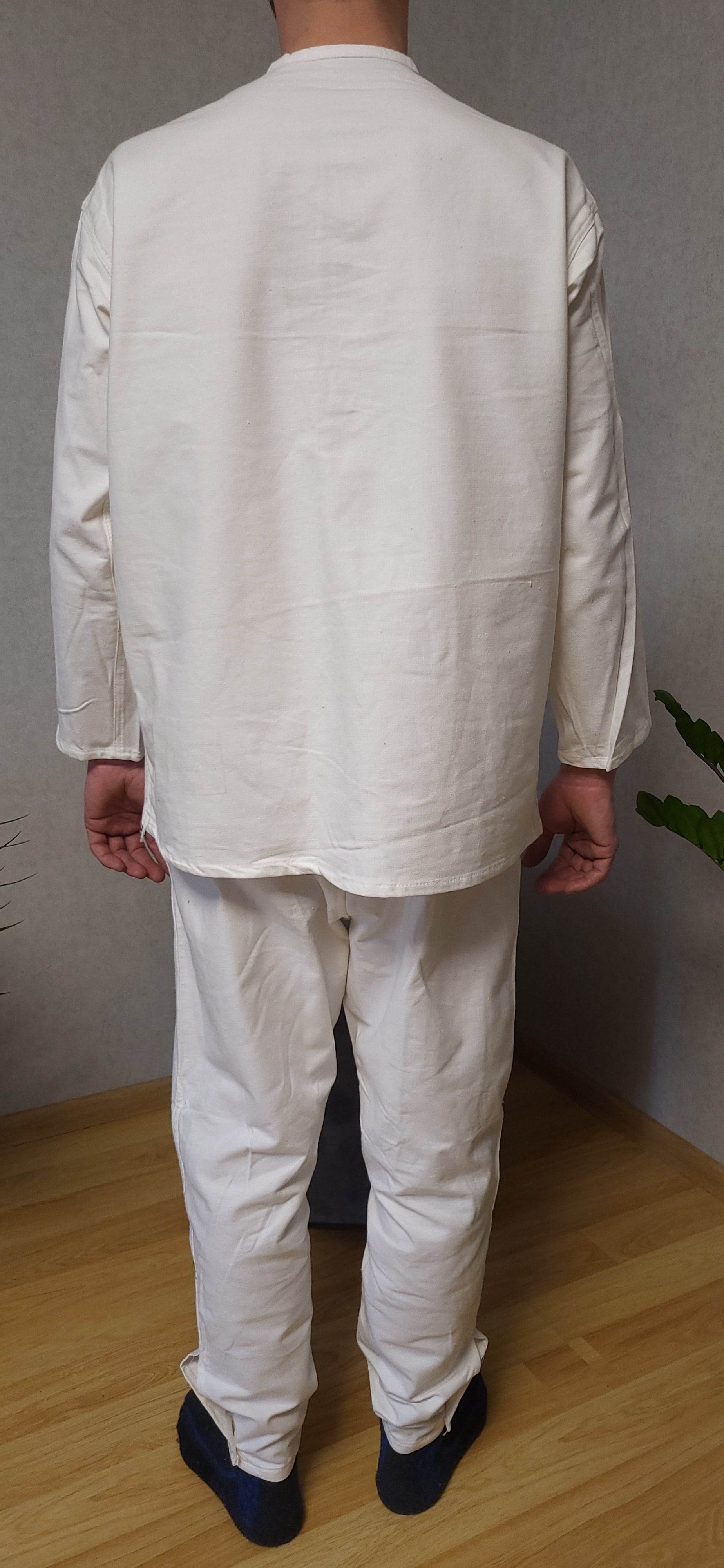 Vintage Soviet Belukha Cotton Underwear Set Shirt and Long Johns USSR