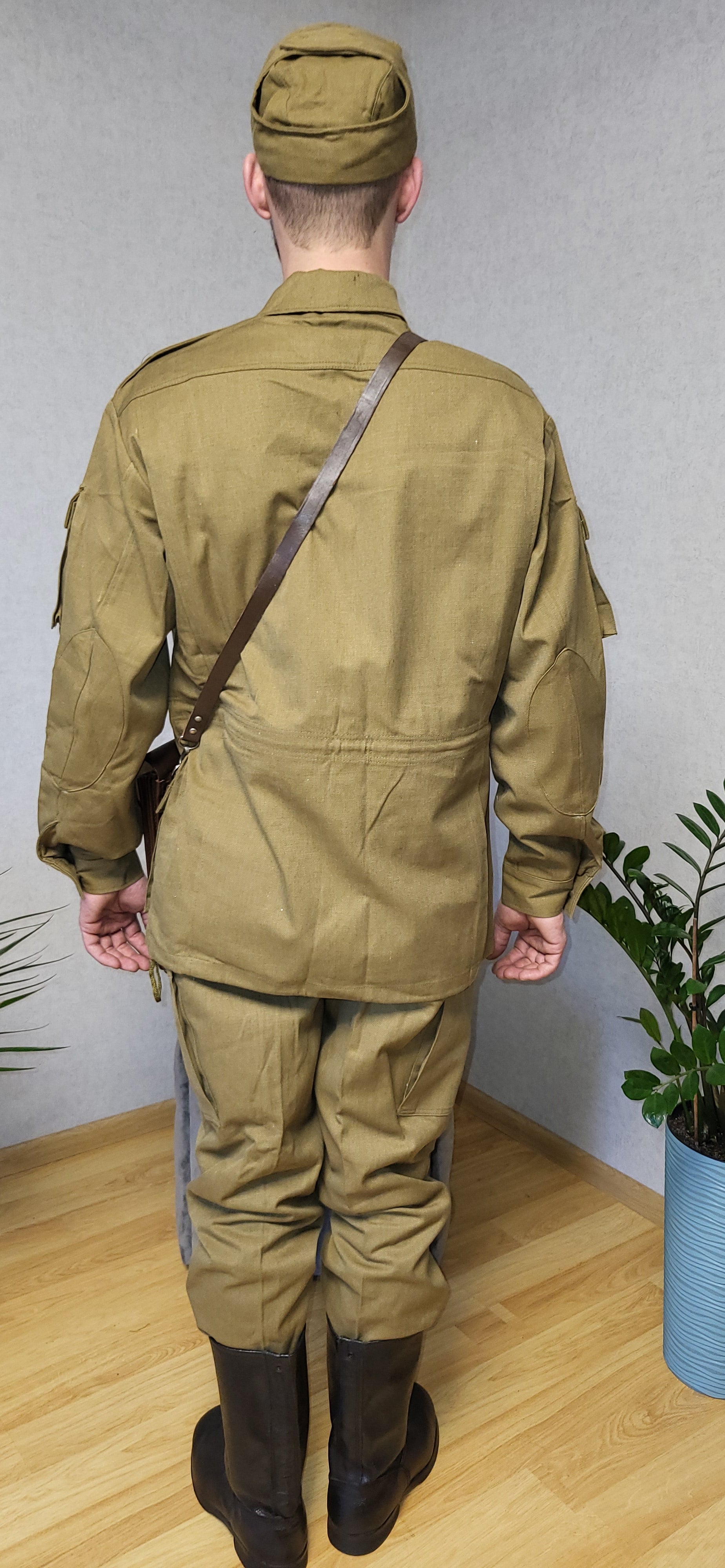 Authentic USSR Afghanka Sand Color Uniform Vintage Soviet Cotton Set
