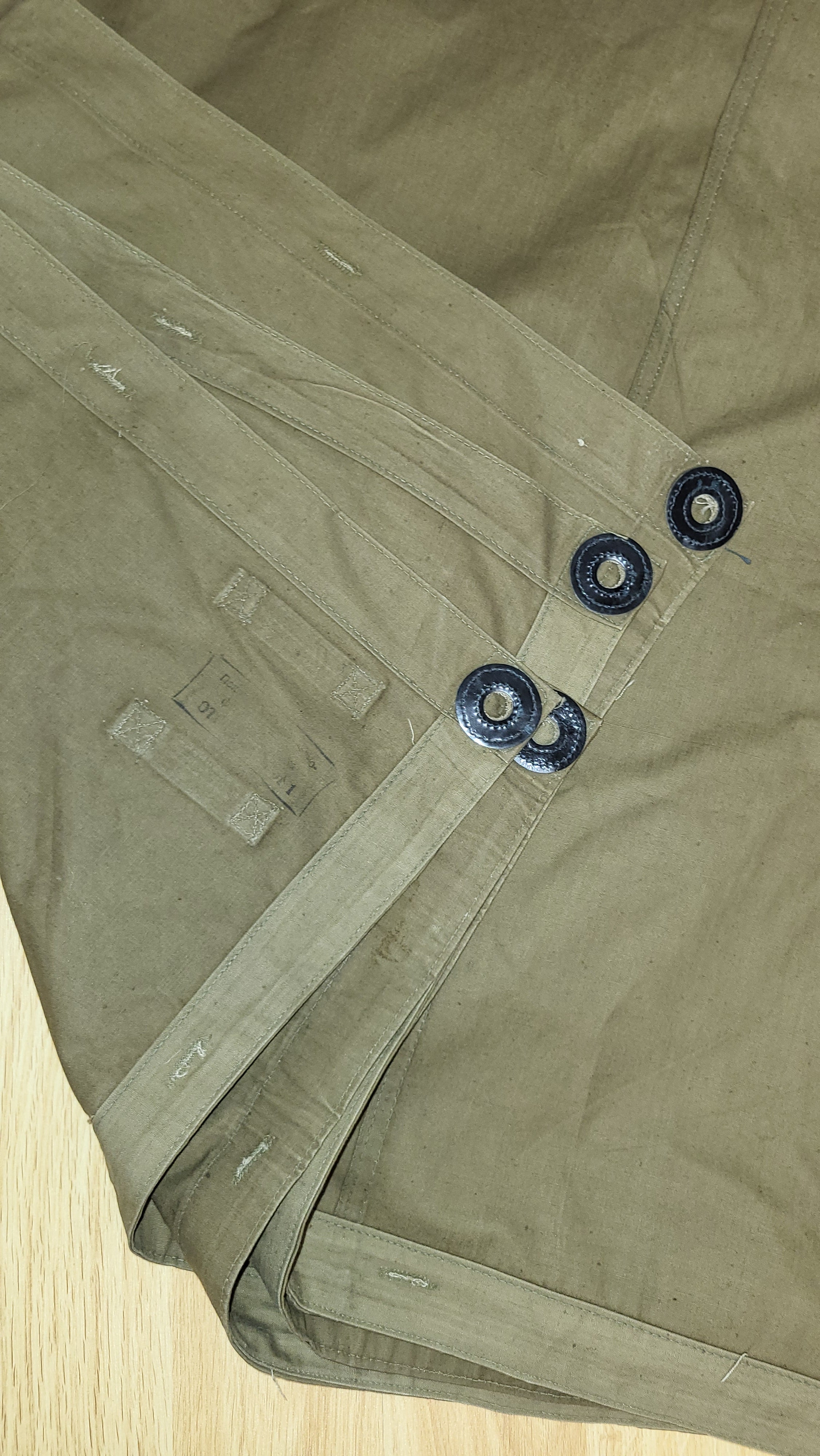 Vintage Soviet USSR Plash Palatka Canvas Rain Cape Shelter Tarp