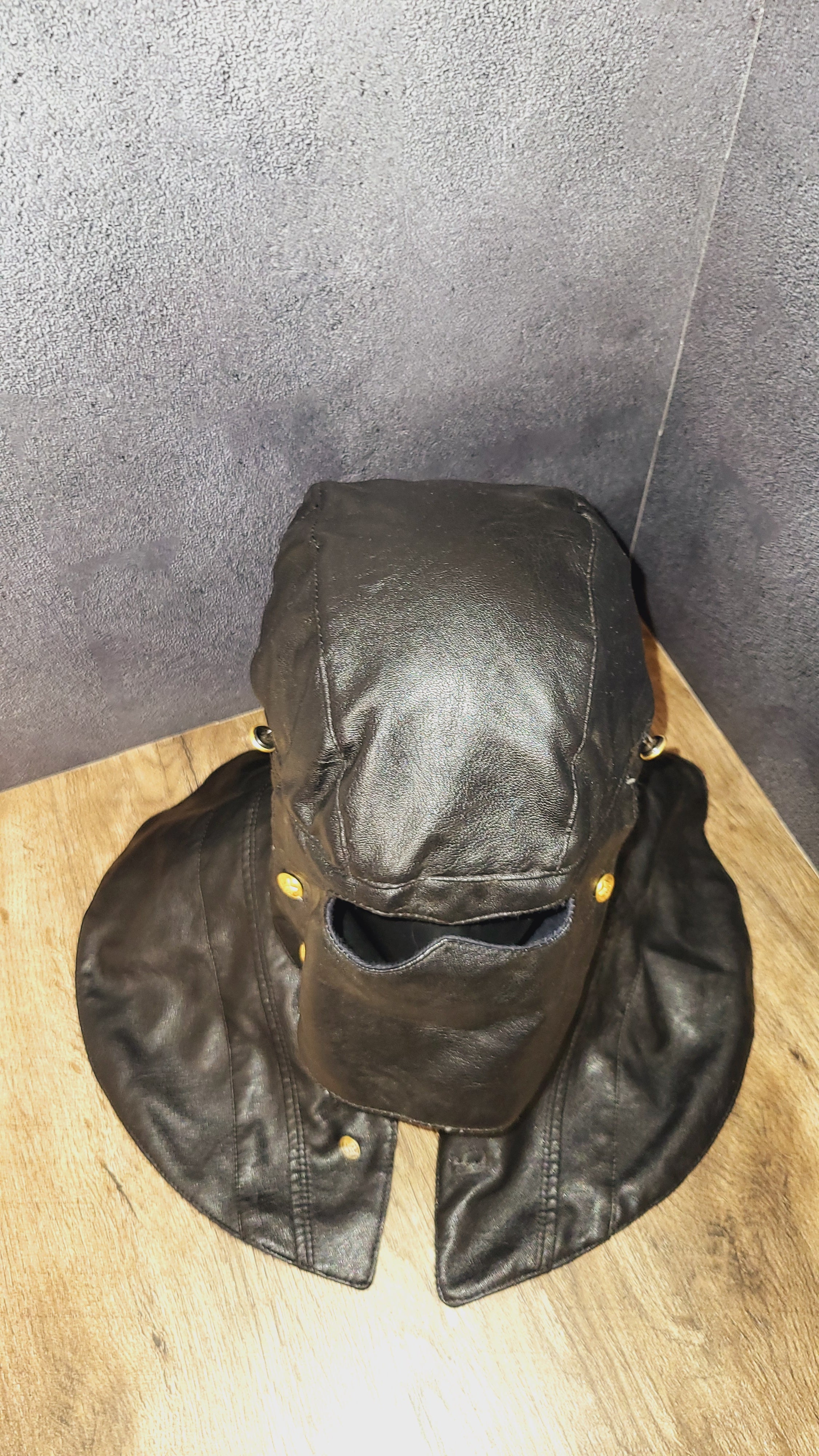 Soviet USSR Naval Torpedo Crew Protective Hood Helmet