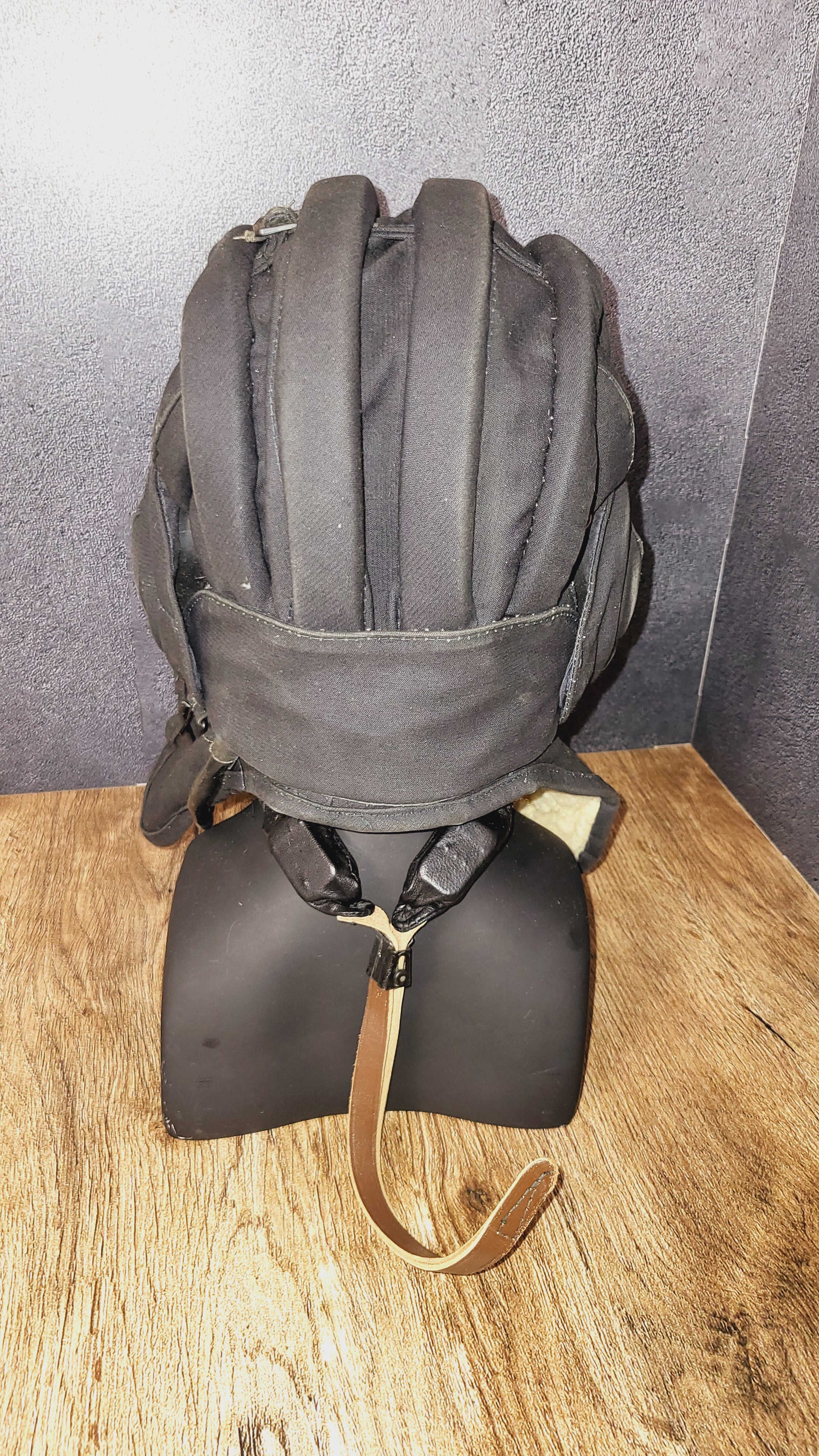 Soviet USSR Tanker Winter Helmet With Headset Cold Weather Tank Crew Hat