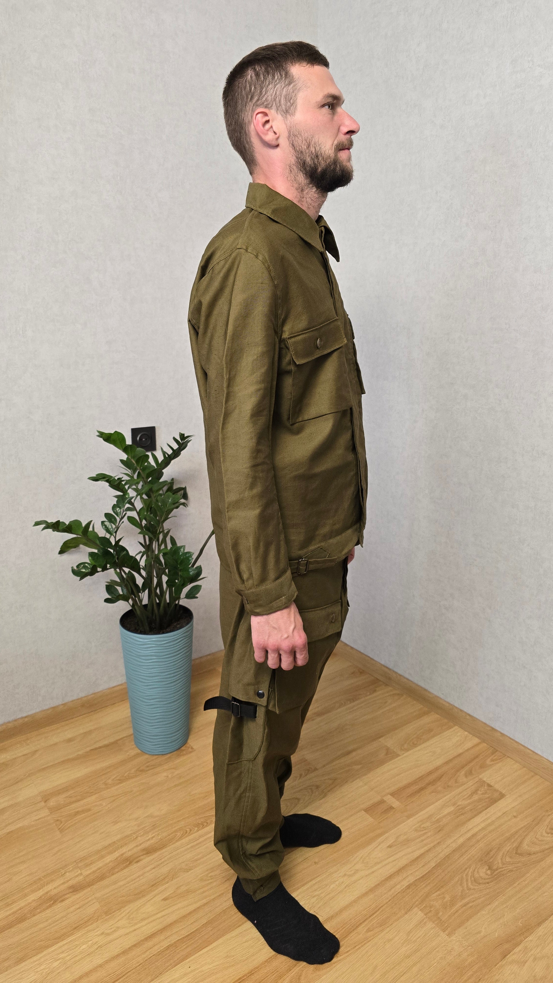 Soviet Mabuta Khaki Field Uniform Set, Vintage Utility Outfit