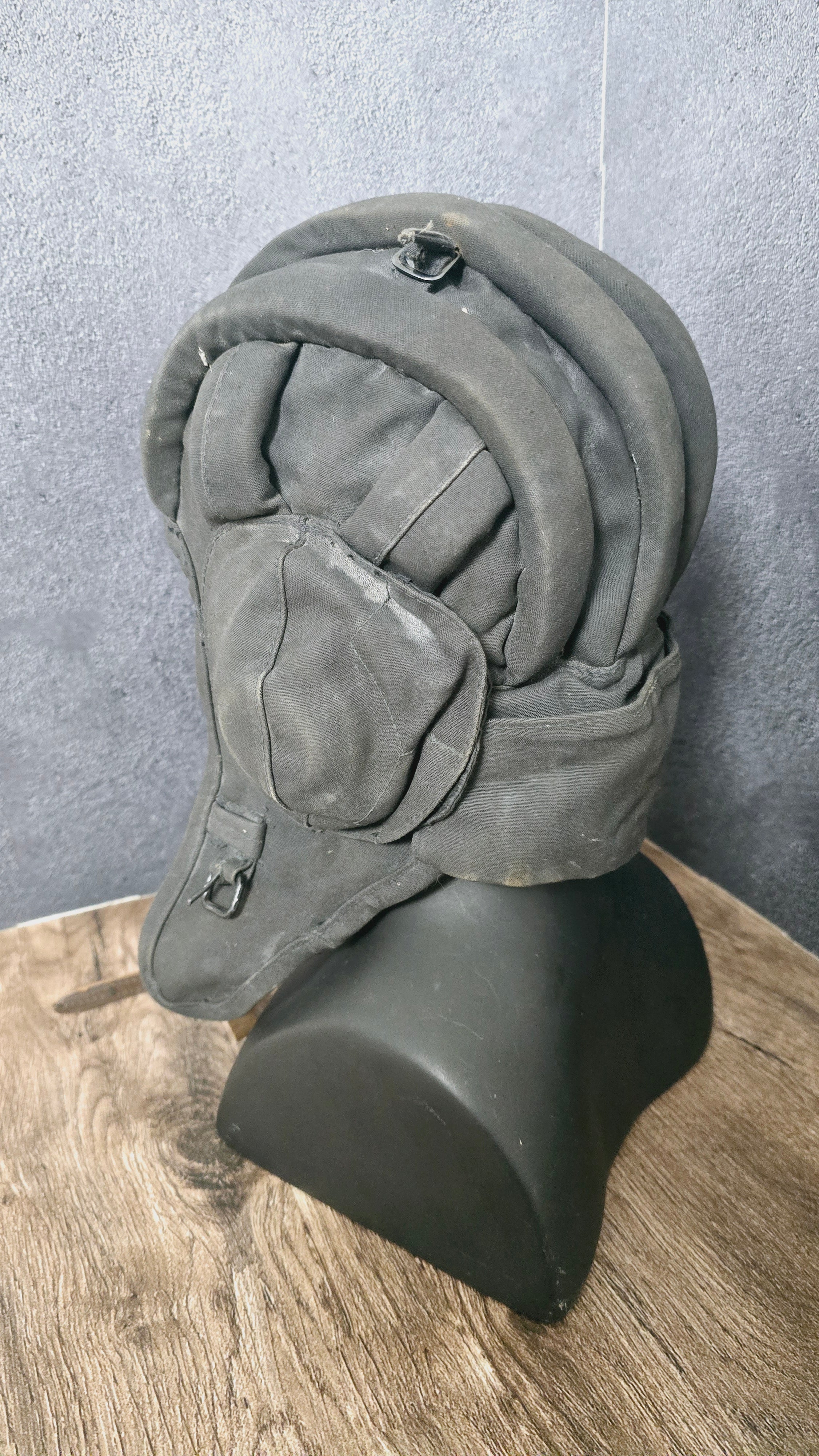 Soviet USSR Tanker Helmet With Headset Demi Season Tank Crew Communication Helmet