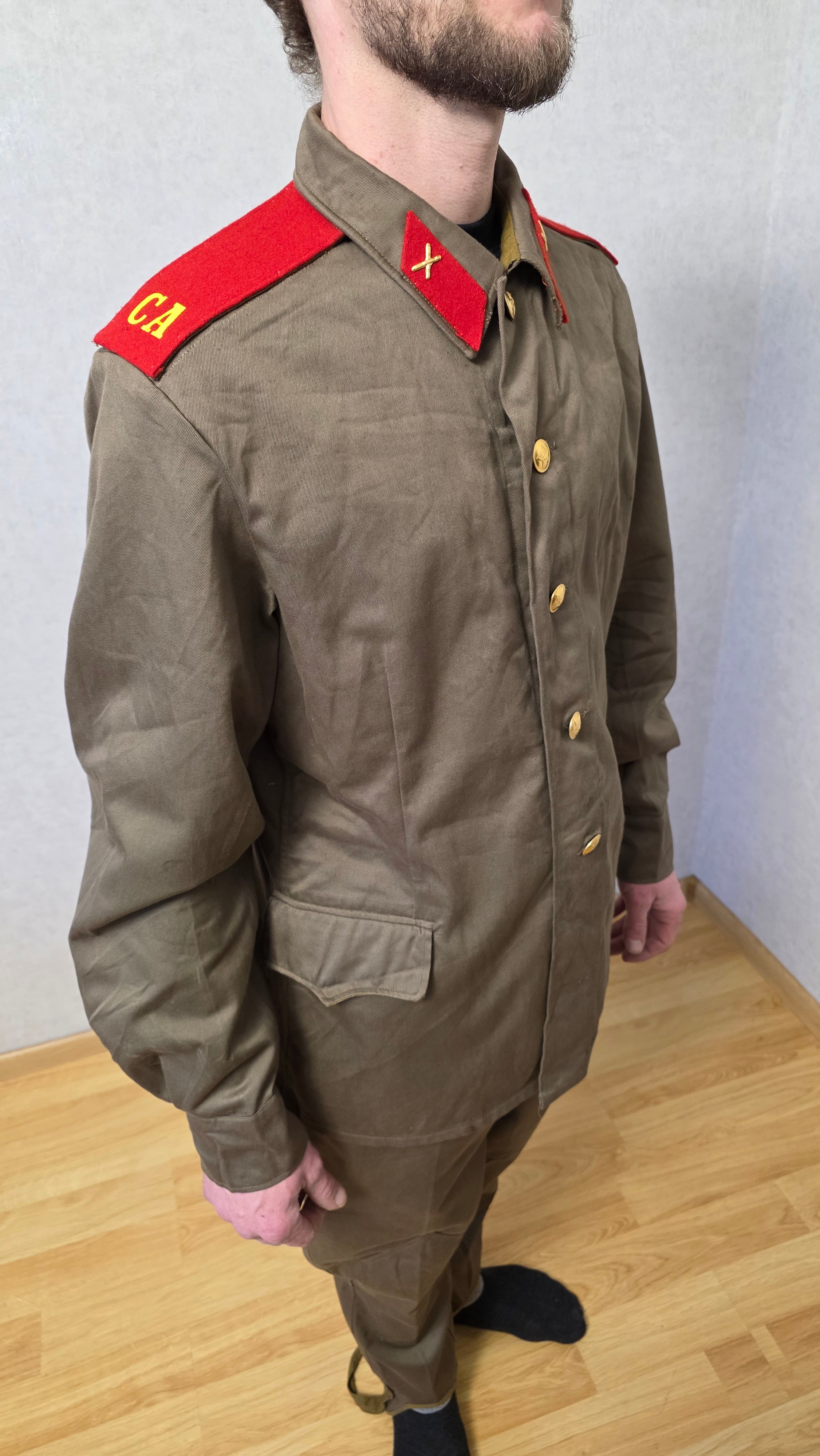 Vintage USSR M69 Uniform Set, Soviet Era Brown Field Outfit