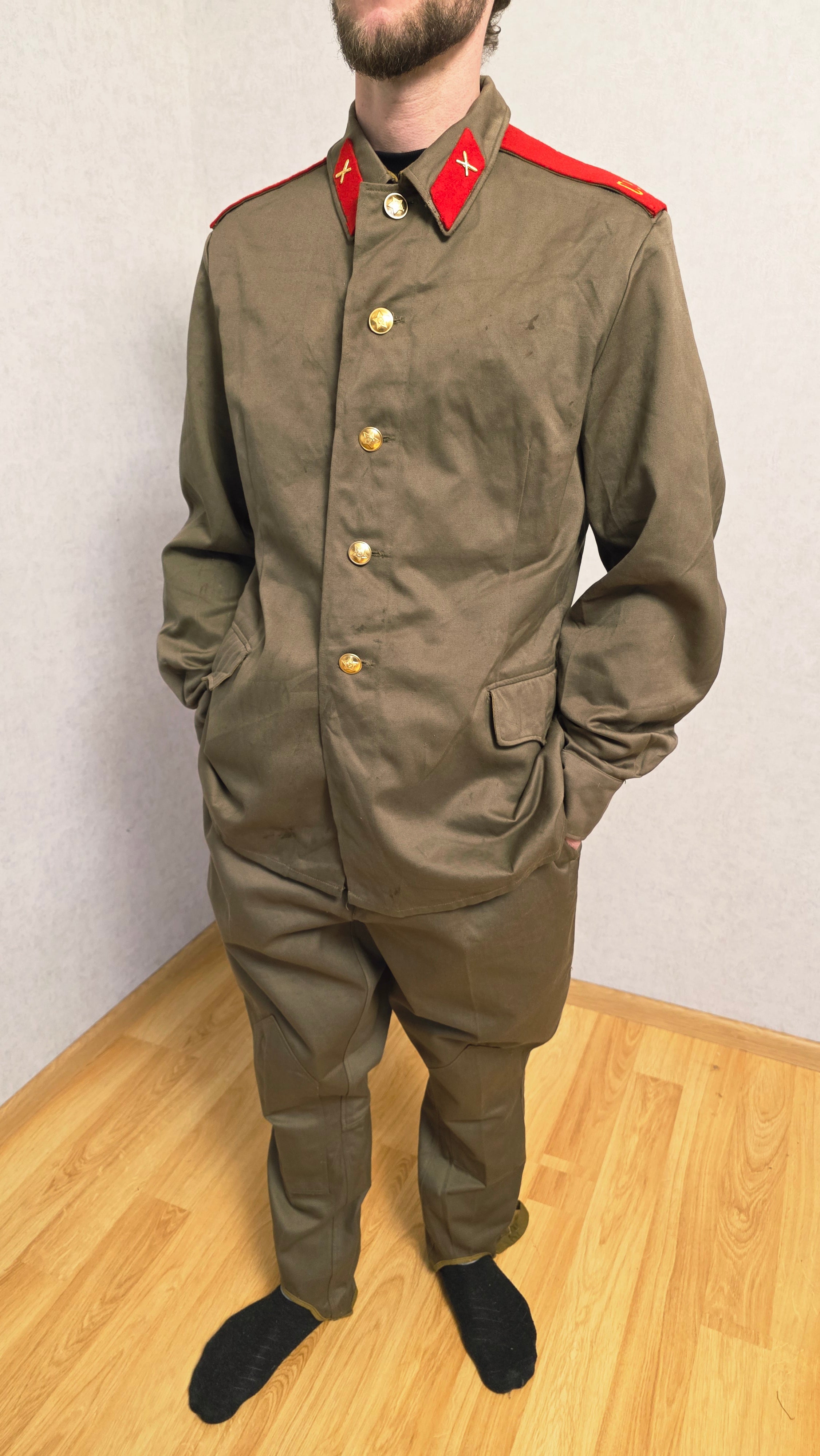 Vintage USSR M69 Uniform Set, Soviet Era Brown Field Outfit