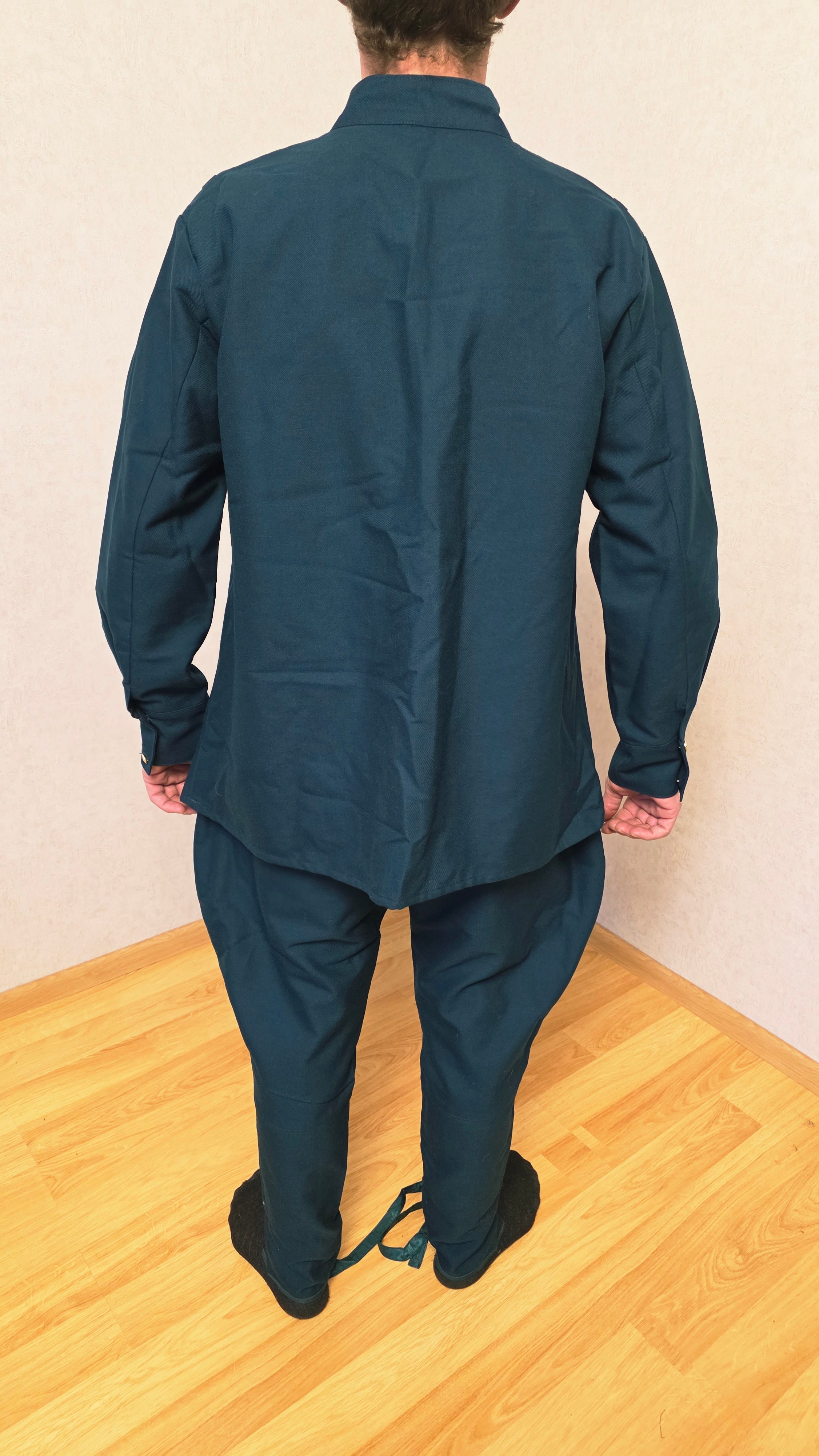 Vintage USSR Gymnastyorka Set, Sea Green RKKA Era Style Uniform