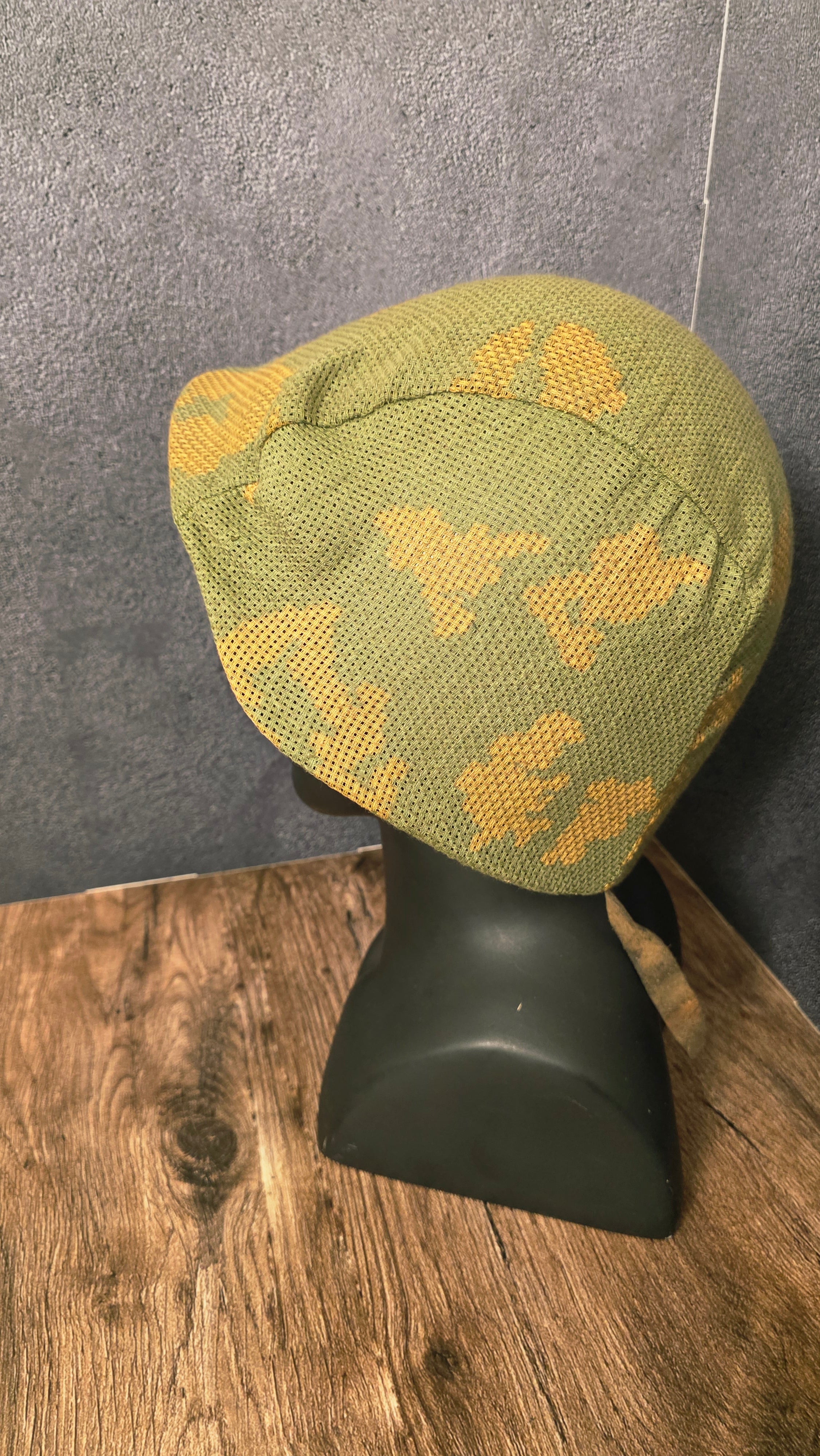 Vintage Soviet USSR KZS Berezka Camouflage Helmet Cover Steel Helmet Net