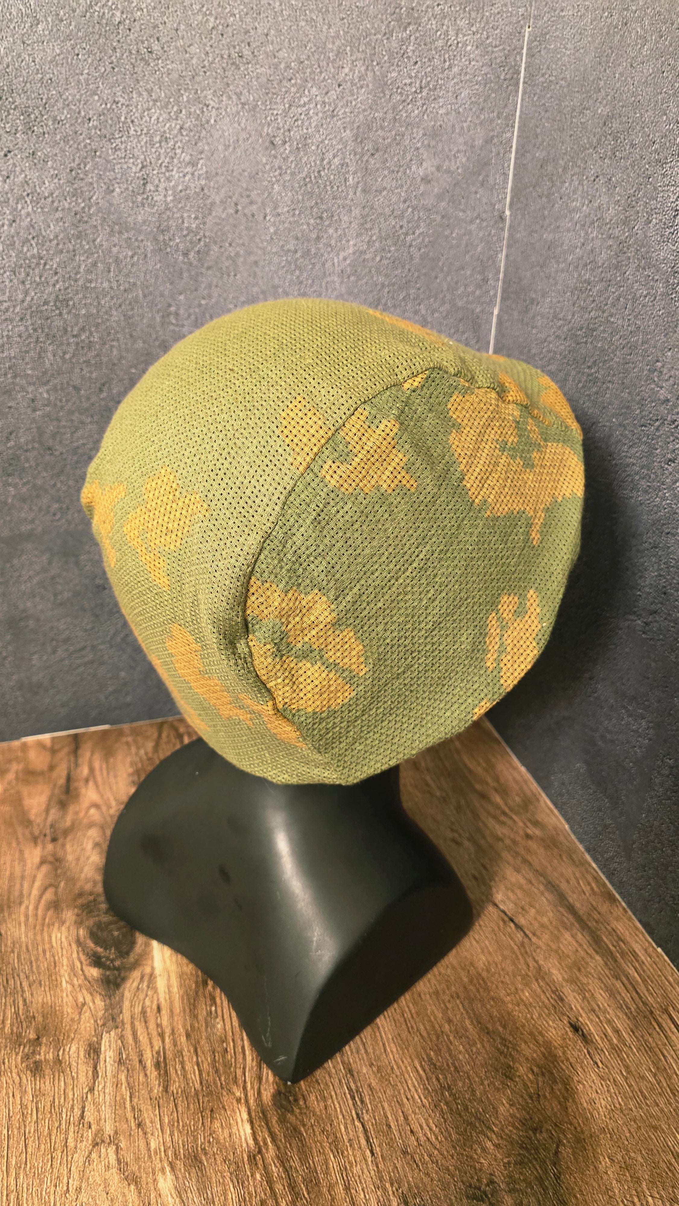 Vintage Soviet USSR KZS Berezka Camouflage Helmet Cover Steel Helmet Net
