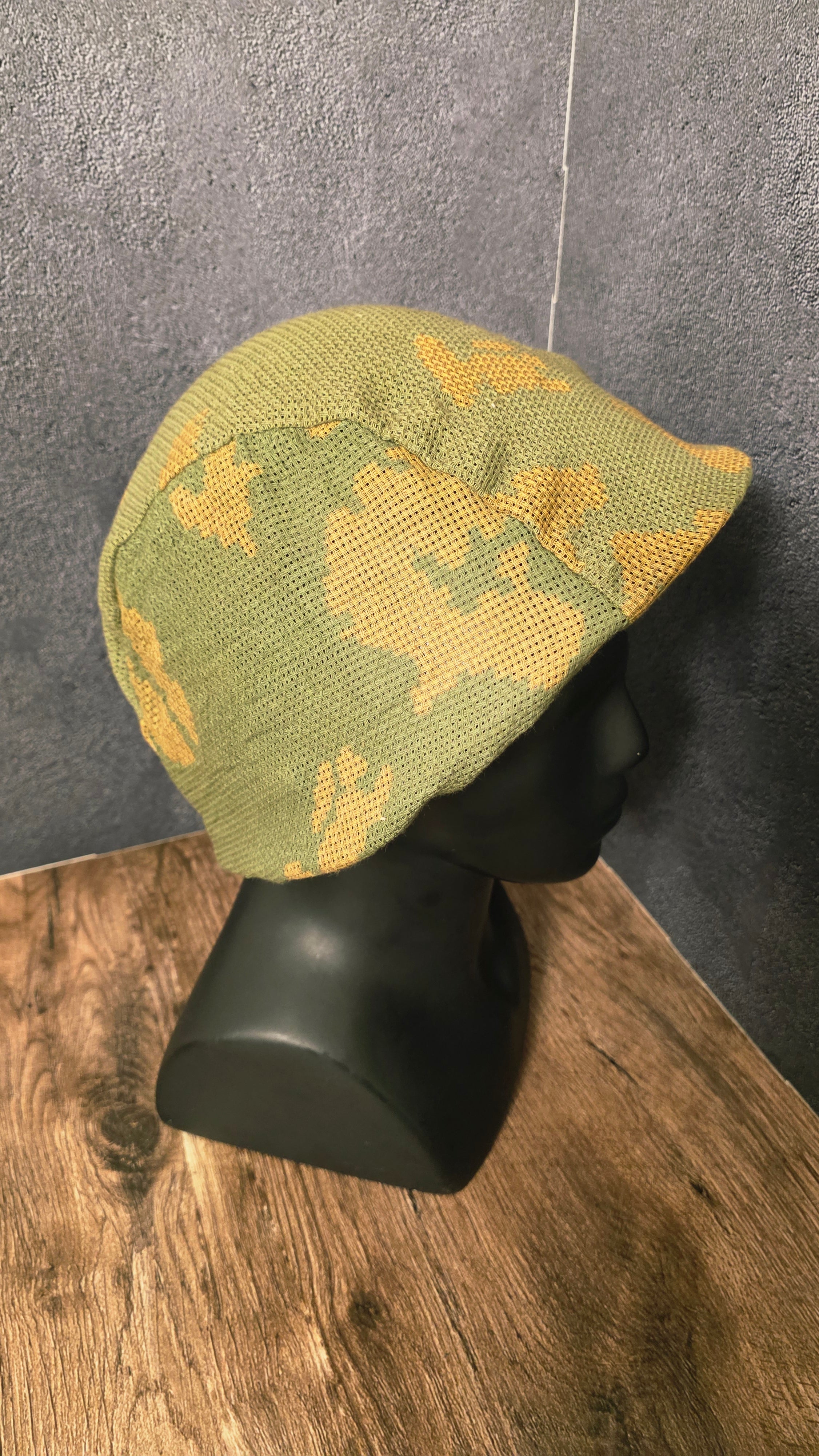 Vintage Soviet USSR KZS Berezka Camouflage Helmet Cover Steel Helmet Net