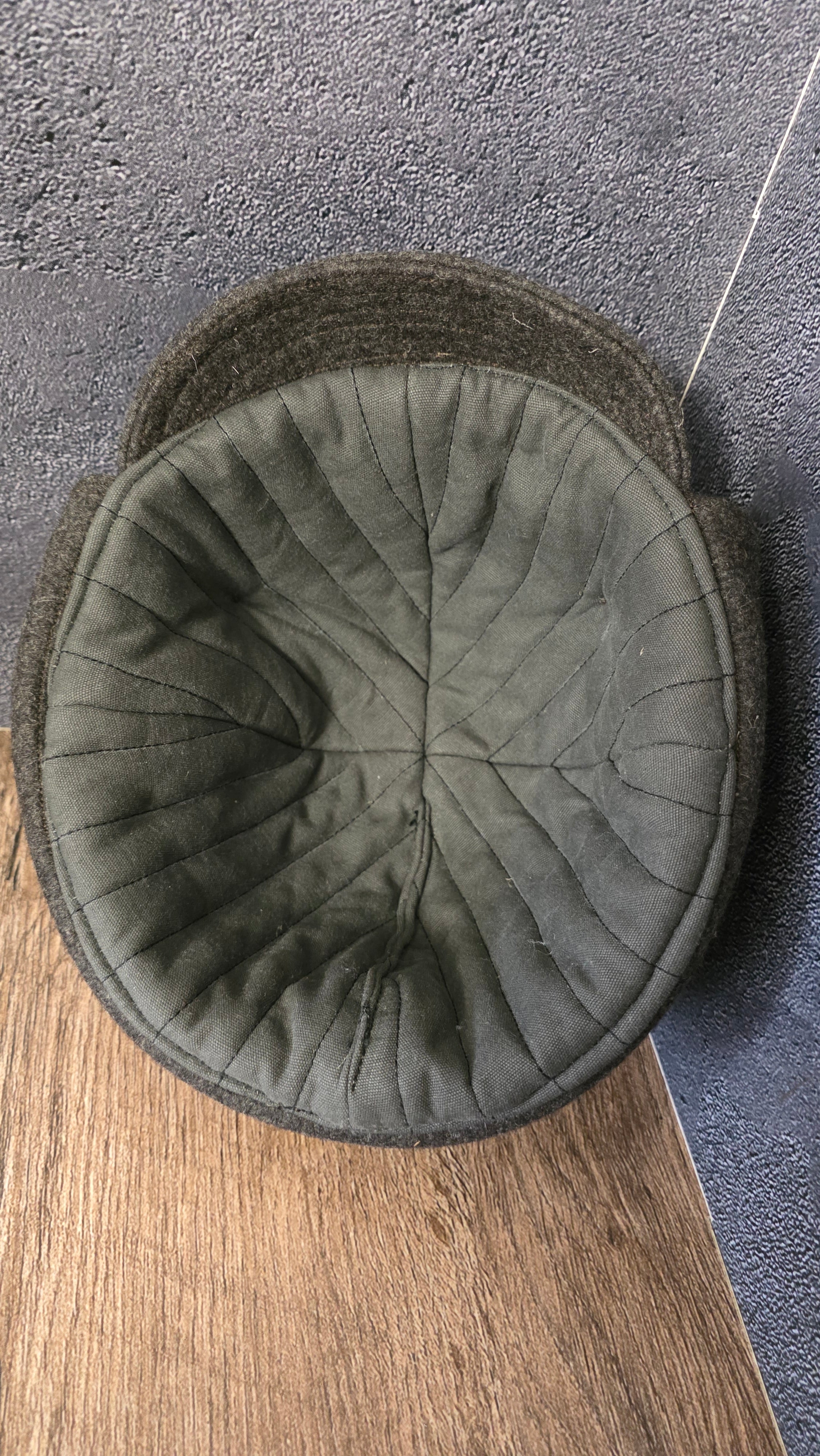 Early Soviet RKKA Budenovka Winter Hat 1927 Pattern Red Army Wool Helmet Cap