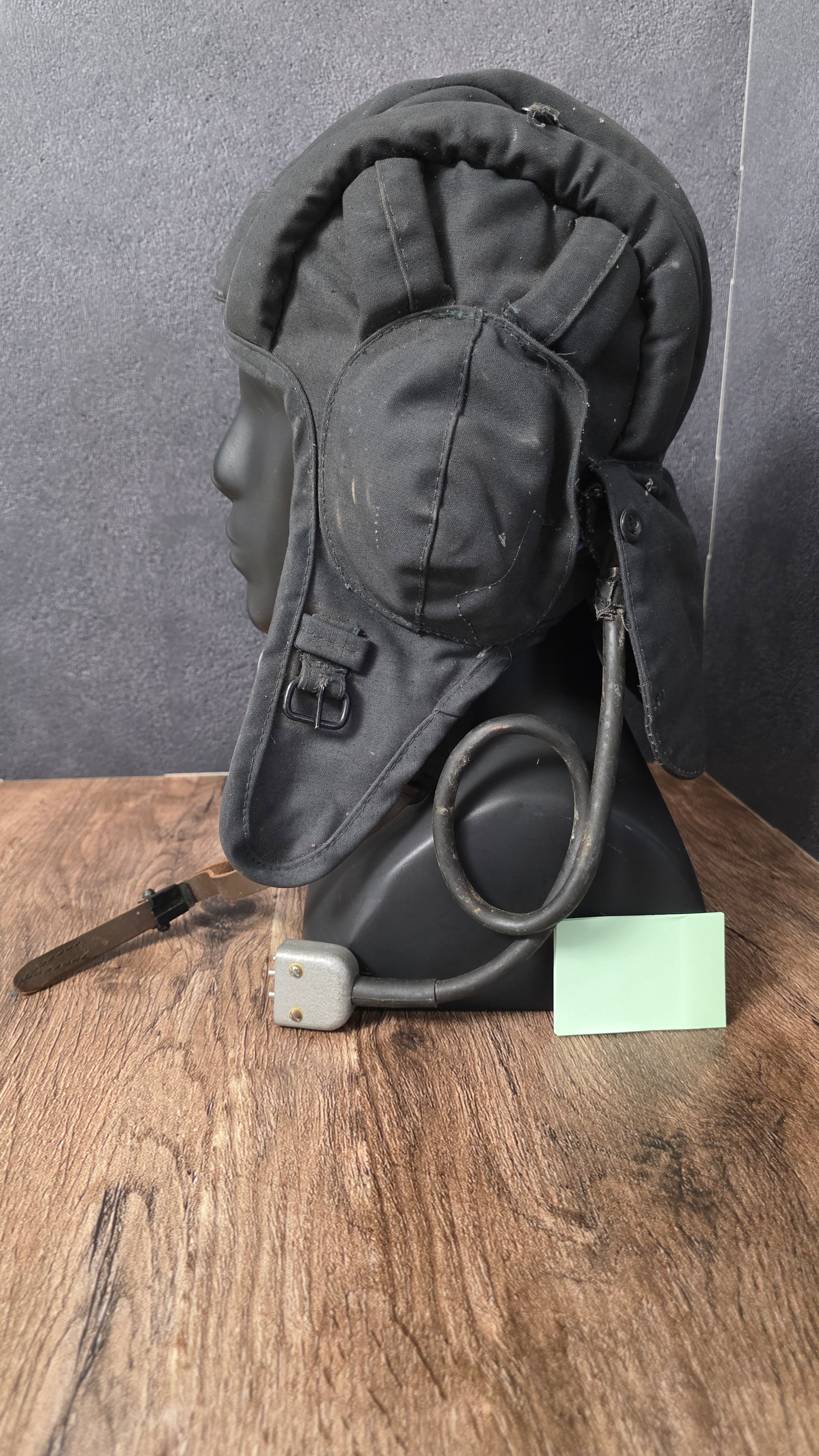 Vintage Soviet Tank Crew Helmet USSR Tanker Padded Communication Helmet