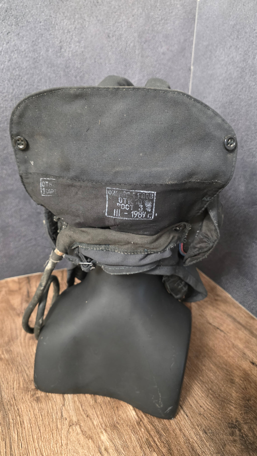 Vintage Soviet Tank Crew Helmet USSR Tanker Padded Communication Helmet