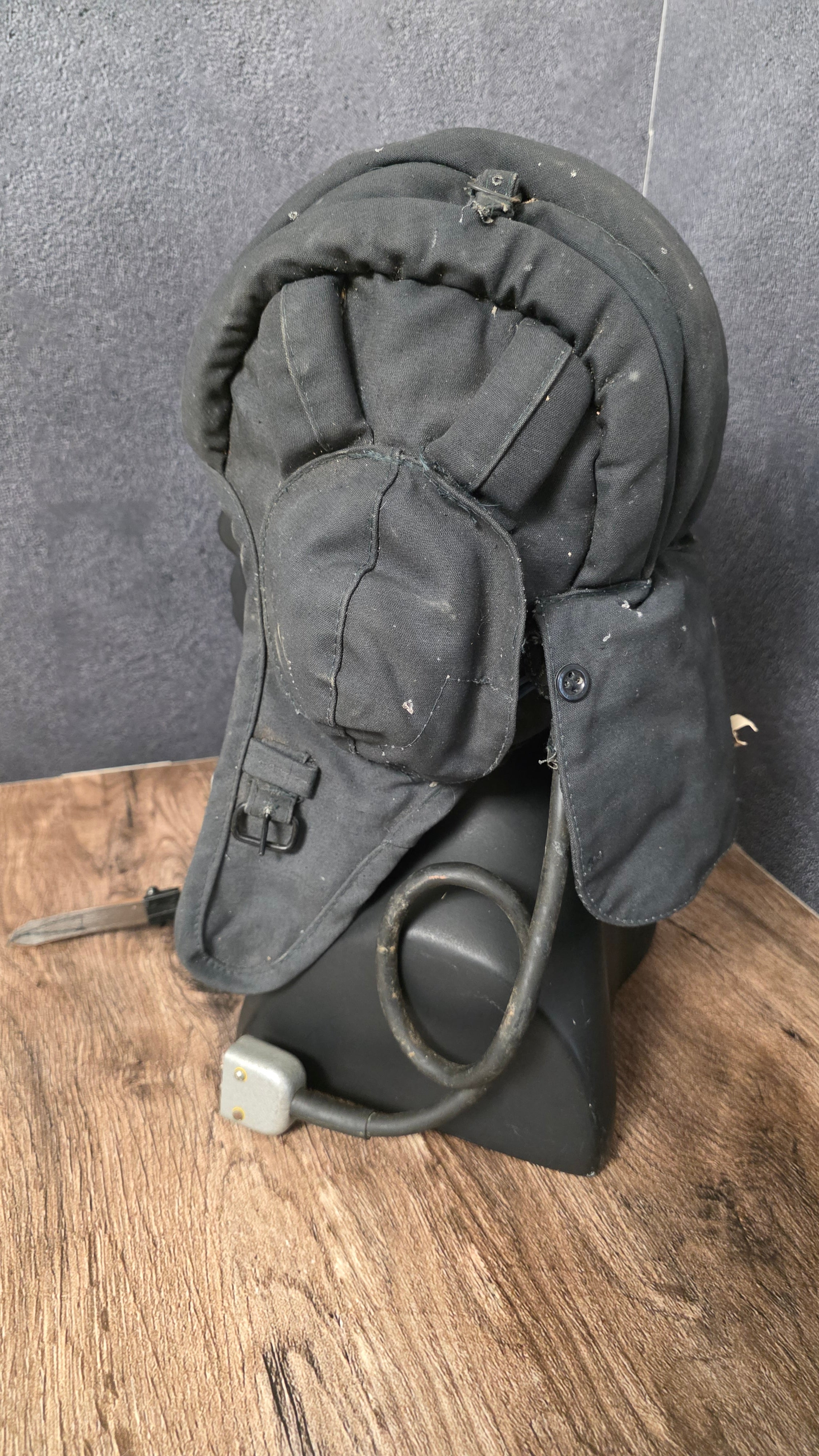 Vintage Soviet Tank Crew Helmet USSR Tanker Padded Communication Helmet