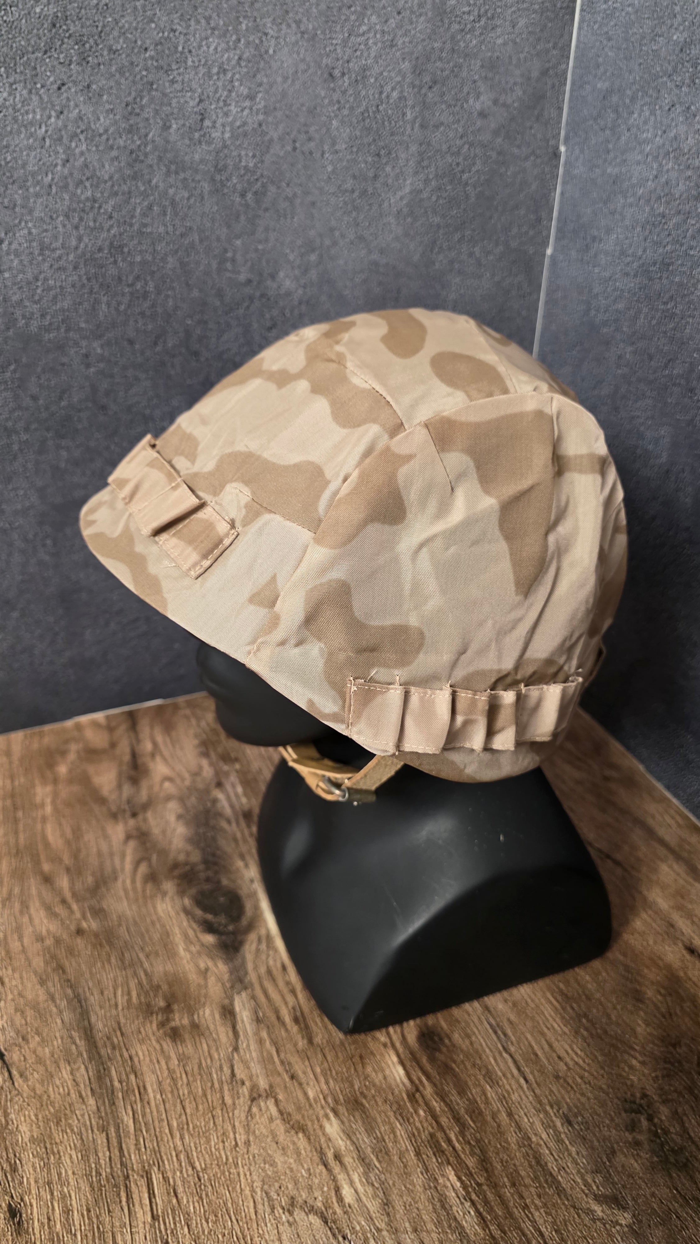 Vintage Desert Camouflage Helmet Cover Sand Pattern