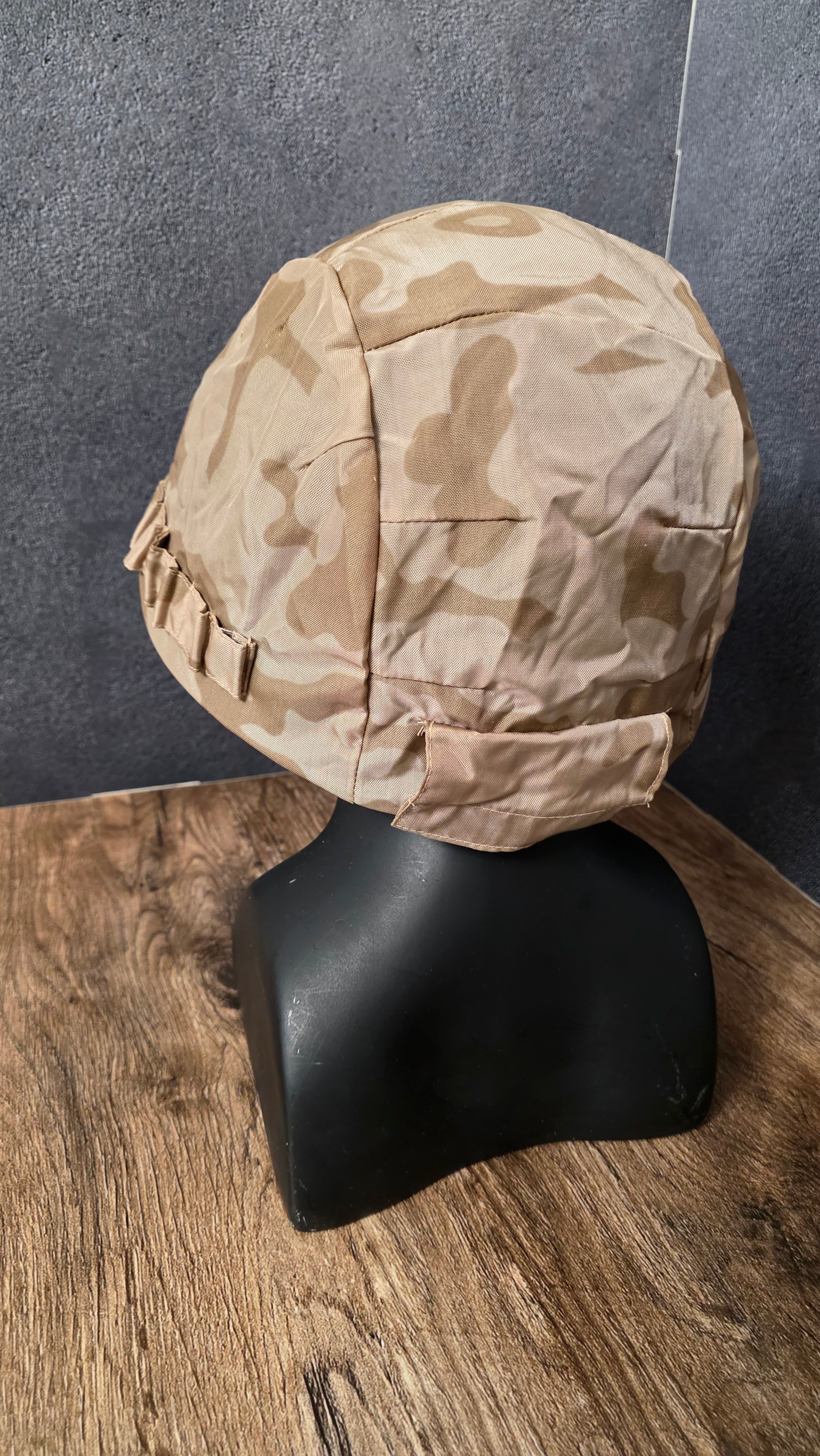 Vintage Desert Camouflage Helmet Cover Sand Pattern