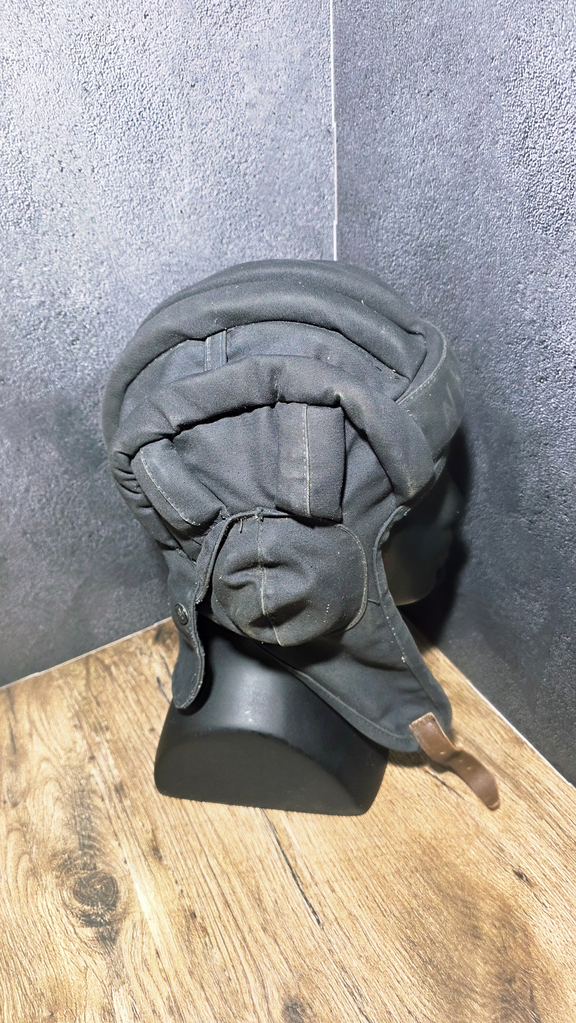 Vintage USSR Soviet Tanker Helmet With Headset Shlemofon