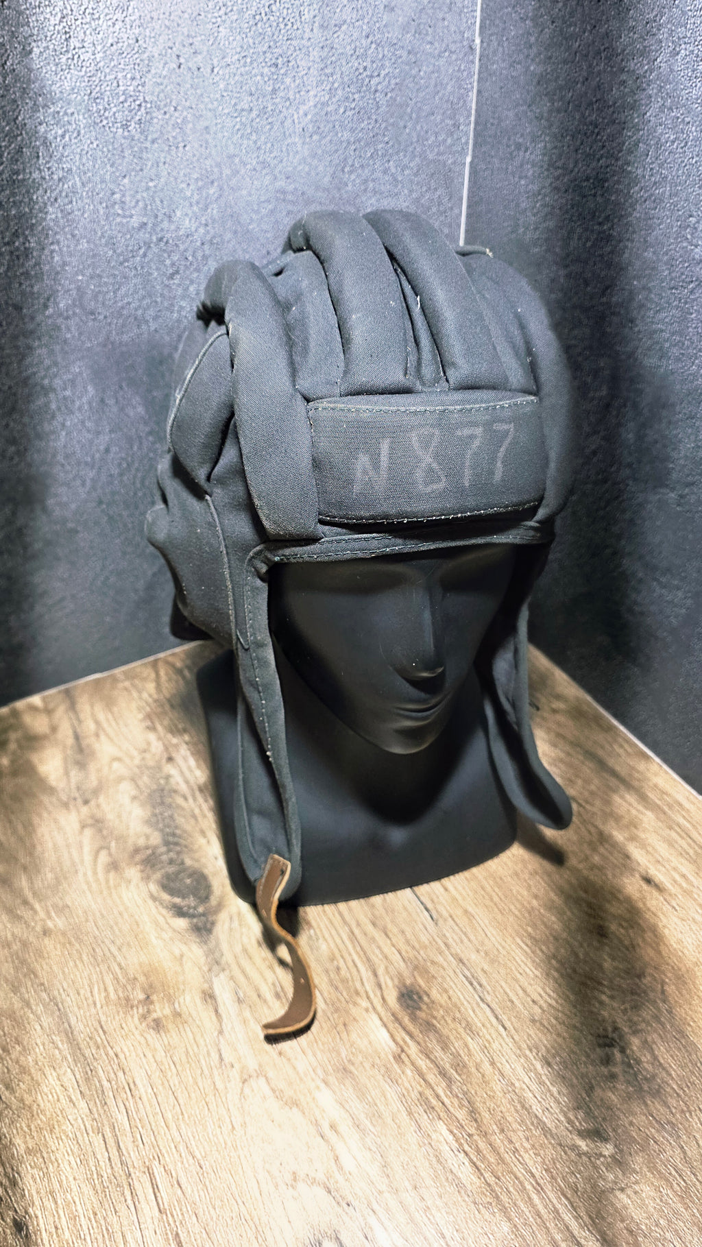 Vintage USSR Soviet Tanker Helmet With Headset Shlemofon