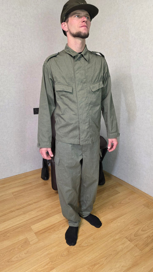East German GDR Strichtarn Camo Uniform Jacket Vintage NVA