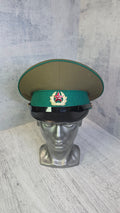 Soviet USSR Border Guard Visor Cap Vintage Sergeant Service Hat Green Band Field Cap - Legend Returns Vintage