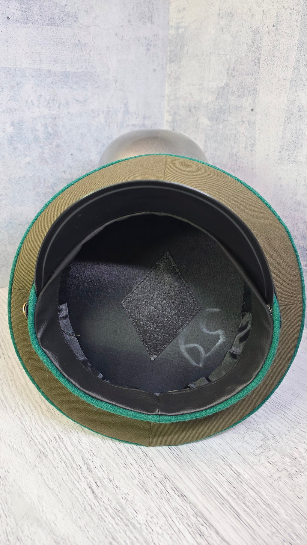 Soviet USSR Border Guard Visor Cap Vintage Sergeant Service Hat Green Band Field Cap - Legend Returns Vintage