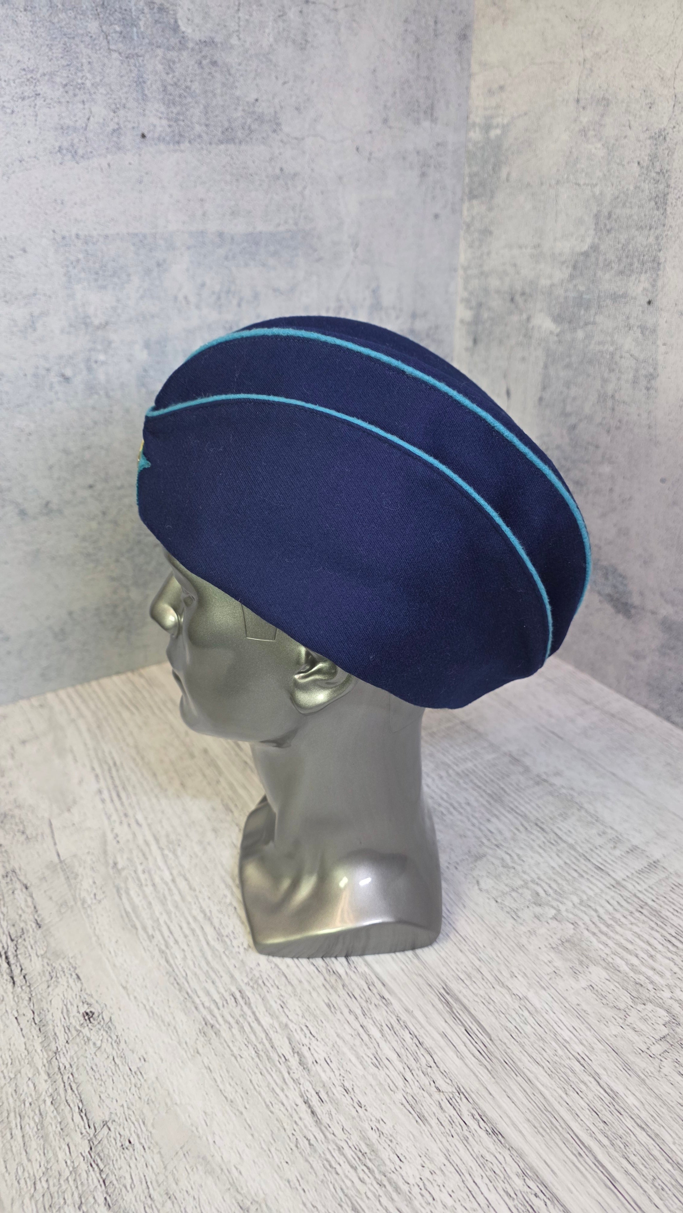 Vintage Soviet VVS Pilotka Cap USSR 1935 Pre-WWII Officer Side Hat