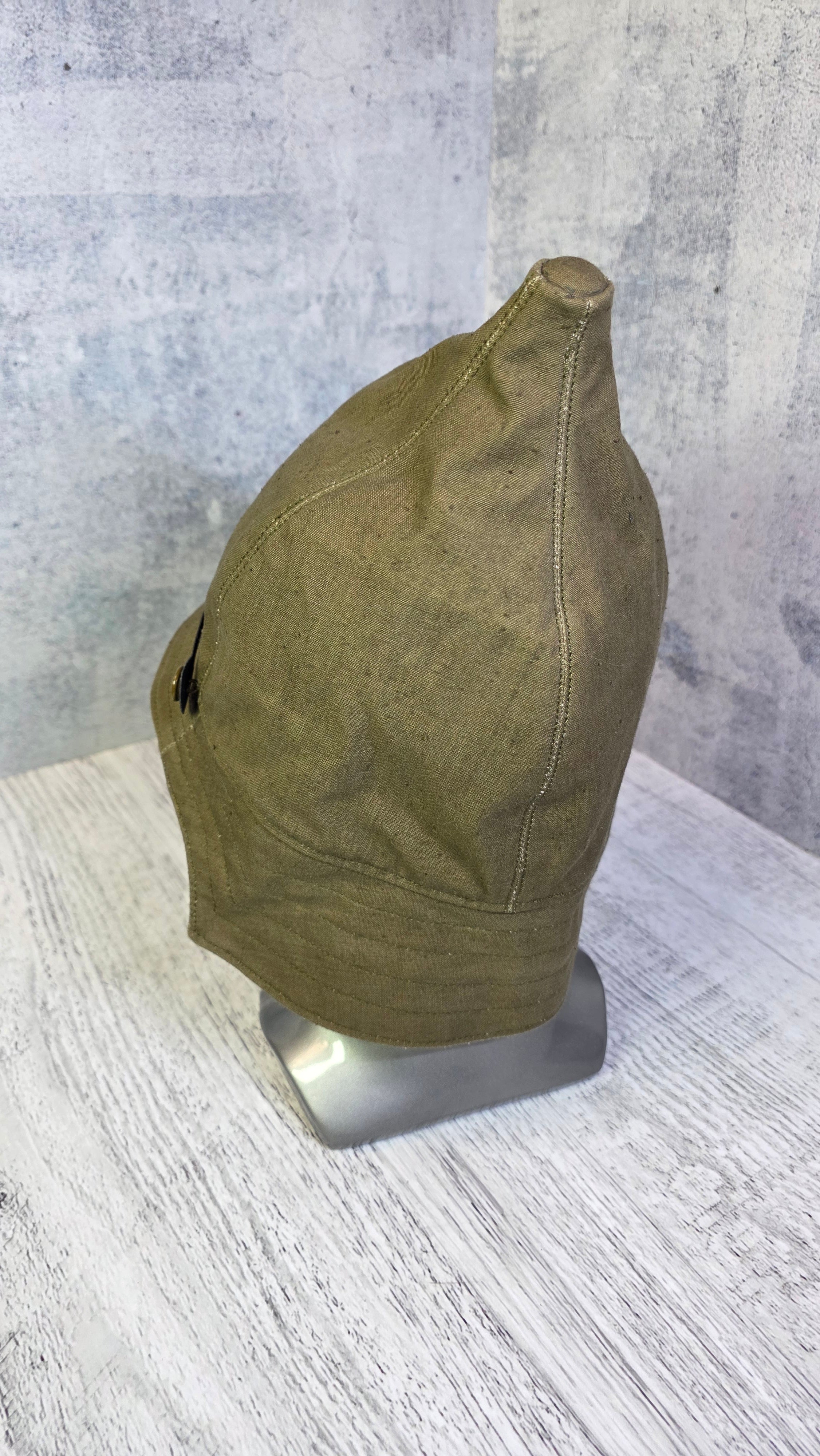 Vintage Soviet Budenovka Hat USSR 1935 Cotton Red Army Cap