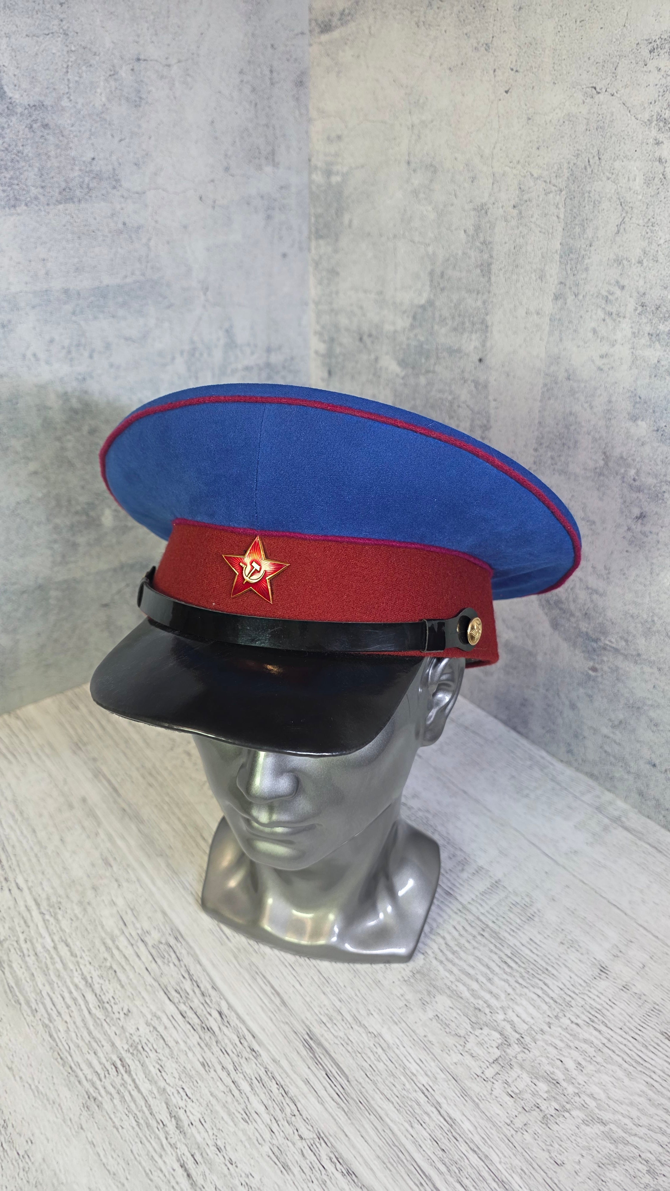 Vintage Soviet Officer Visor Cap USSR 1935 Parade Hat