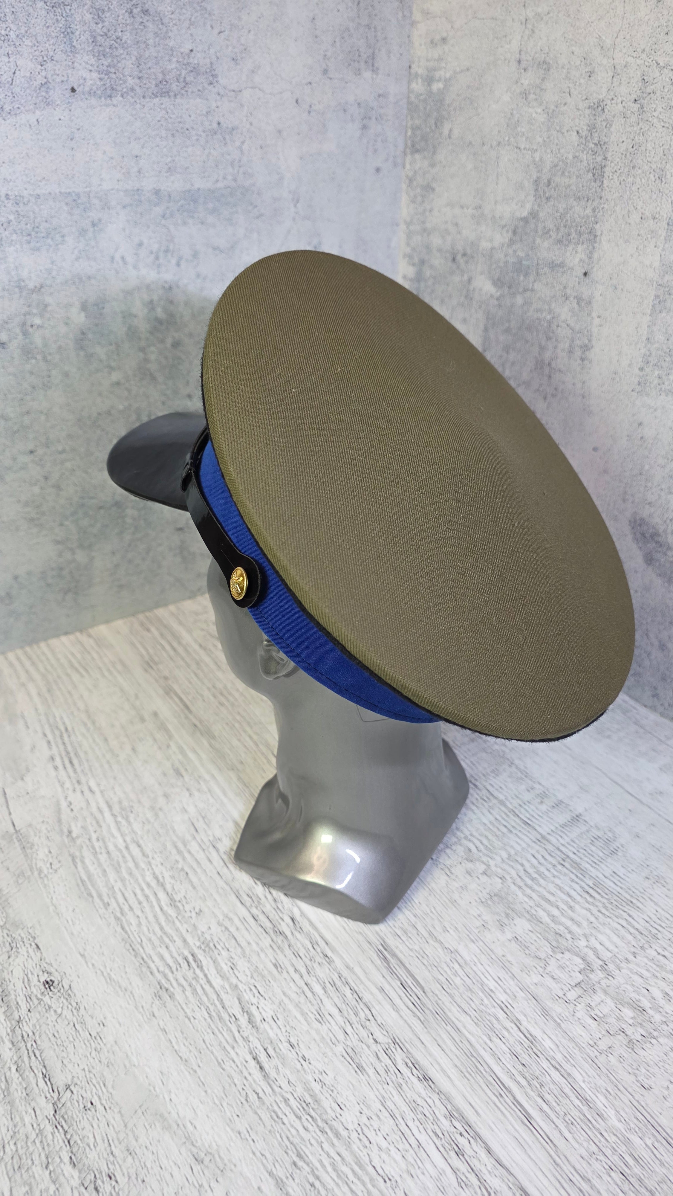 USSR Air Force Parade Cap Vintage Soviet 1935 Pilot Visor Hat