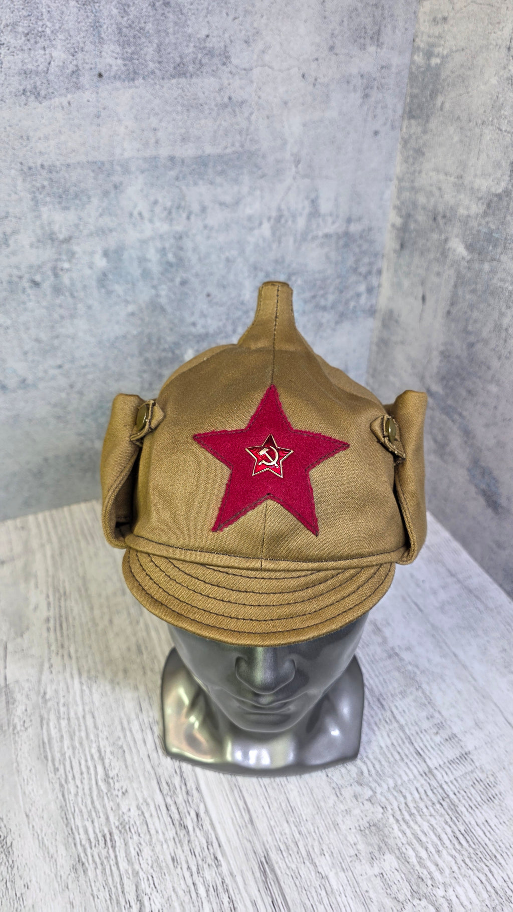 Rare Soviet Budenovka Hat 1935 Pattern USSR Red Army Cap - Legend Returns Vintage