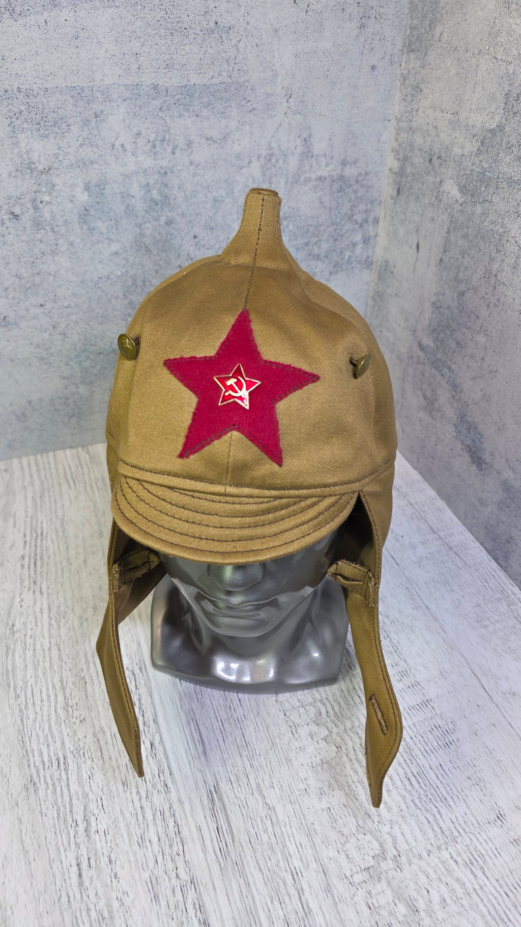 Rare Soviet Budenovka Hat 1935 Pattern USSR Red Army Cap - Legend Returns Vintage