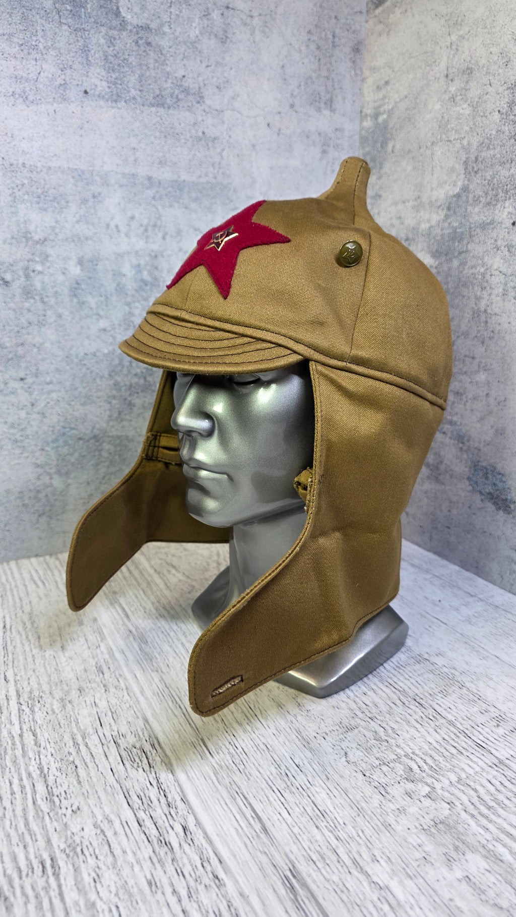 Rare Soviet Budenovka Hat 1935 Pattern USSR Red Army Cap - Legend Returns Vintage