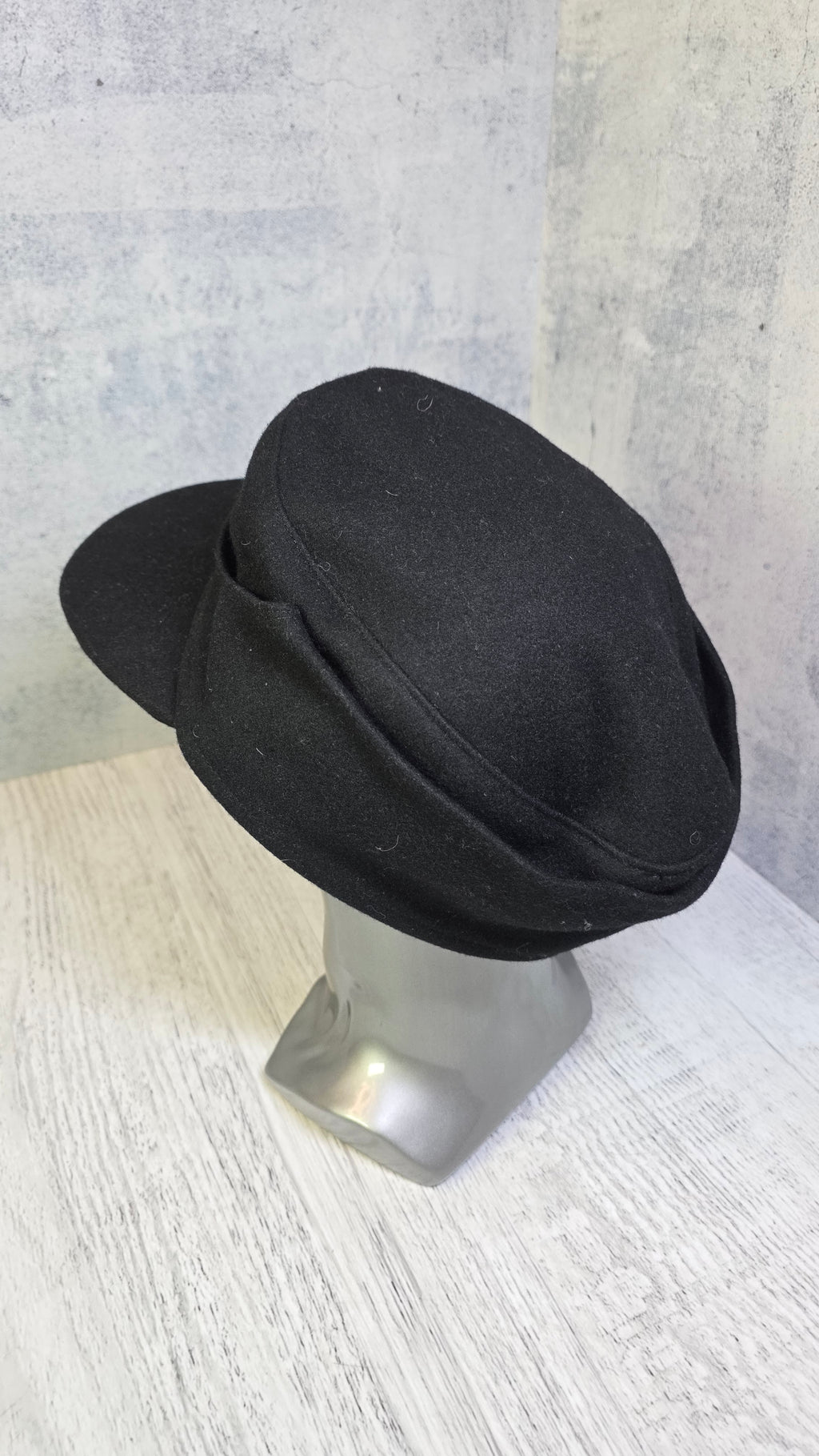 German M43 Field Cap WWII Style Black Wool Military Hat - Legend Returns Vintage