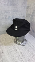German M43 Field Cap WWII Style Black Wool Military Hat - Legend Returns Vintage