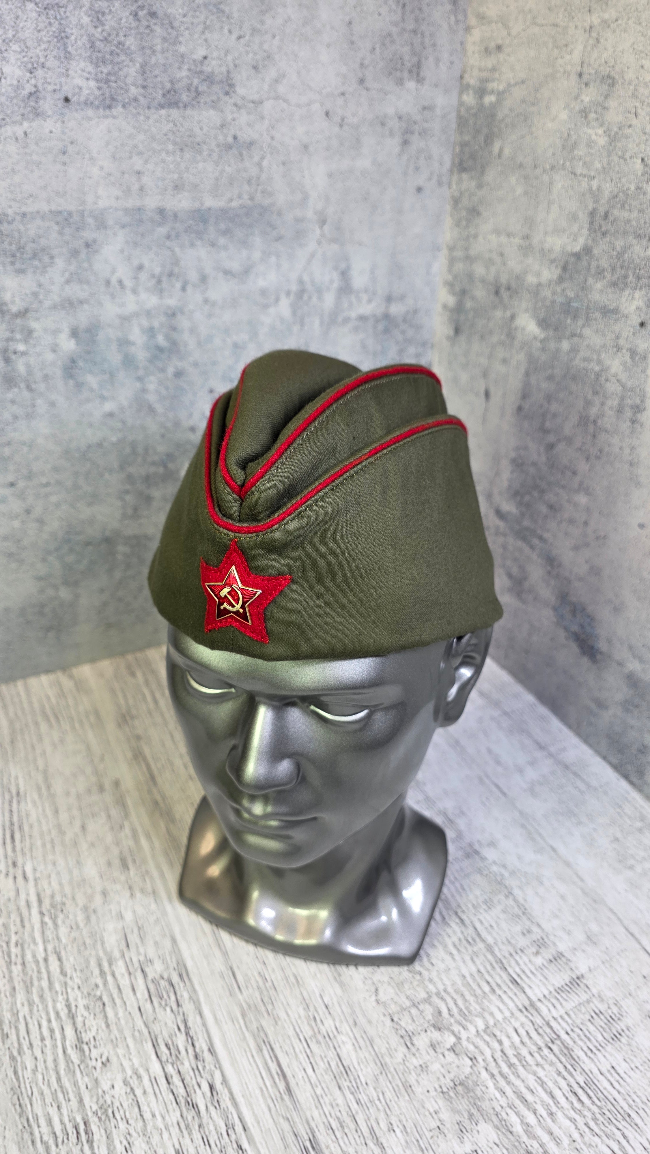 Vintage Soviet Pilotka Cap USSR RKKA M1935 - Legend Returns Vintage
