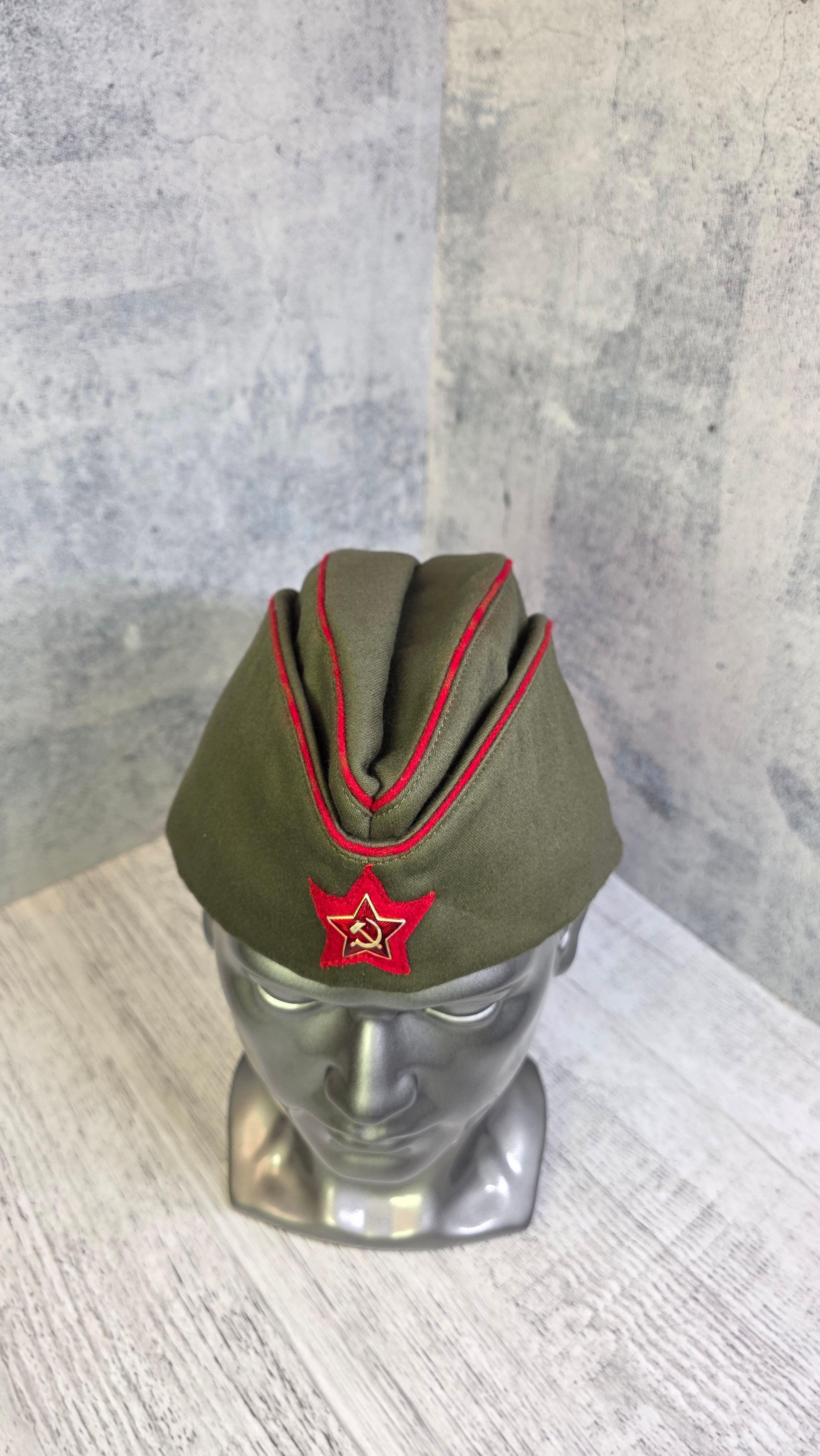 Vintage Soviet Pilotka Cap USSR RKKA M1935 - Legend Returns Vintage