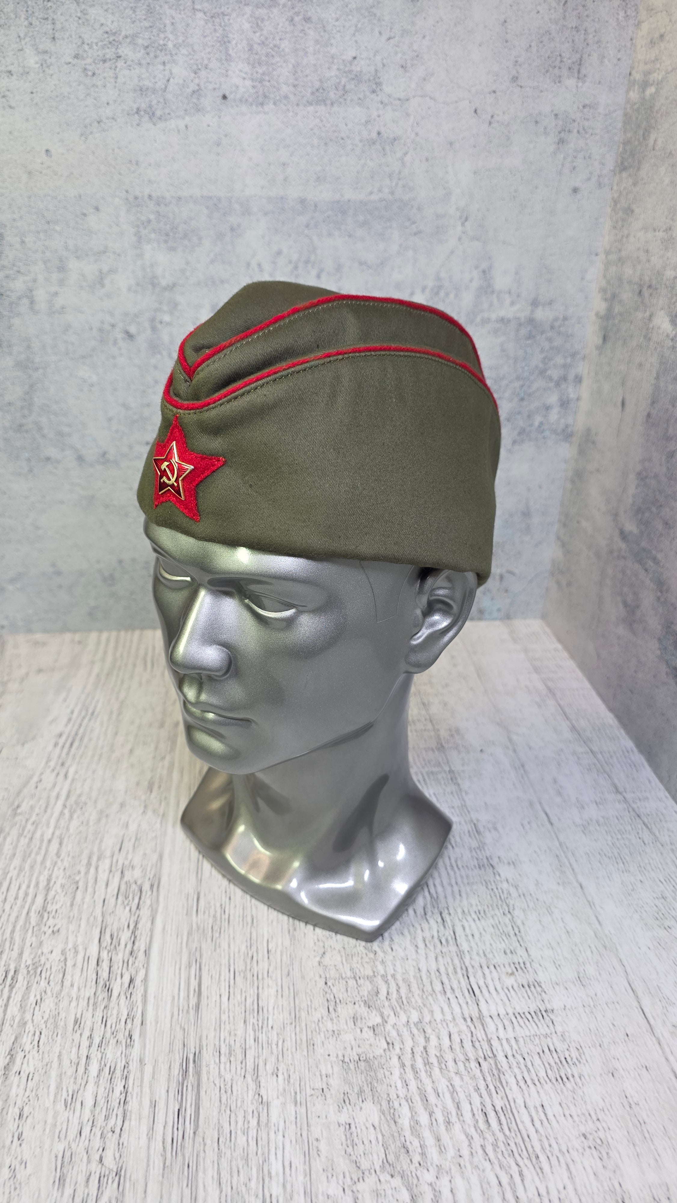 Vintage Soviet Pilotka Cap USSR RKKA M1935 - Legend Returns Vintage