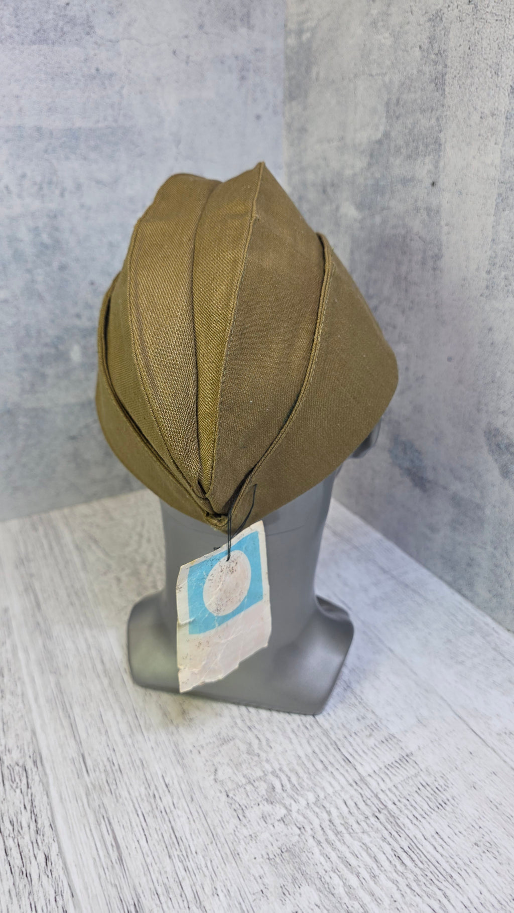 Vintage Soviet Pilotka Side Cap USSR Military Hat - Legend Returns Vintage
