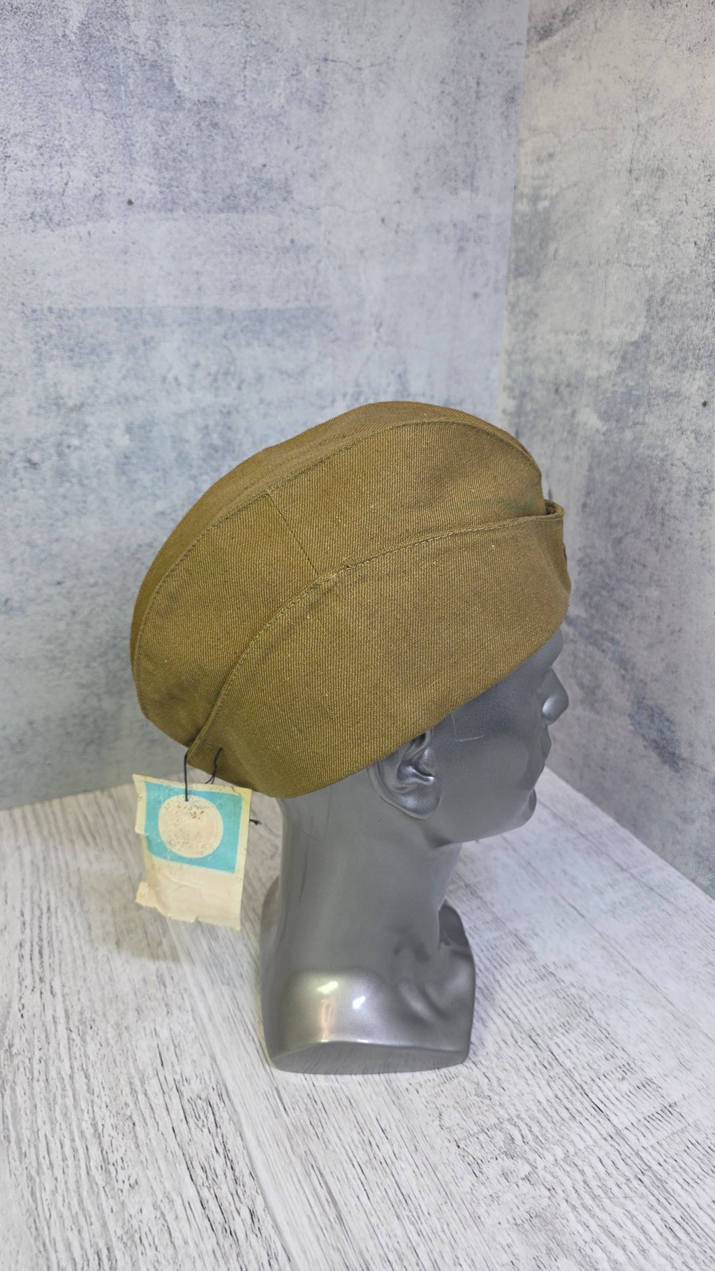 Vintage Soviet Pilotka Side Cap USSR Military Hat - Legend Returns Vintage