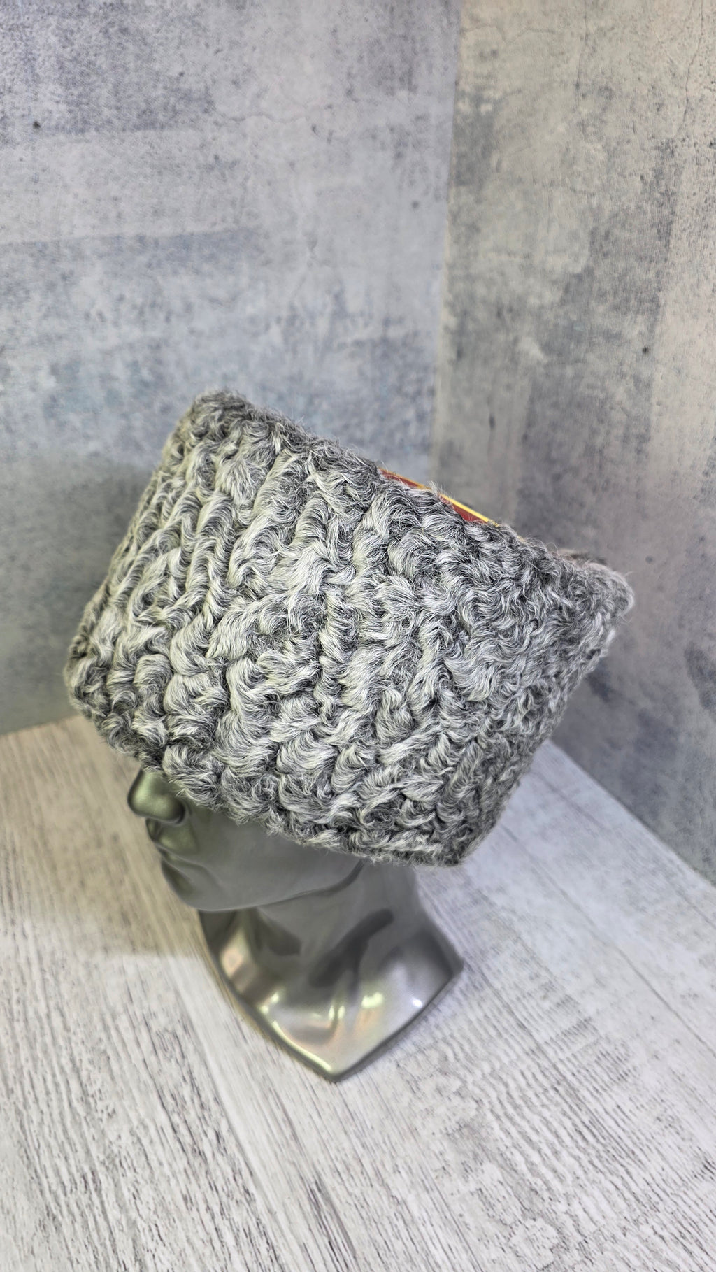 Soviet Army General Papakha Karakul Winter Hat USSR - Legend Returns Vintage