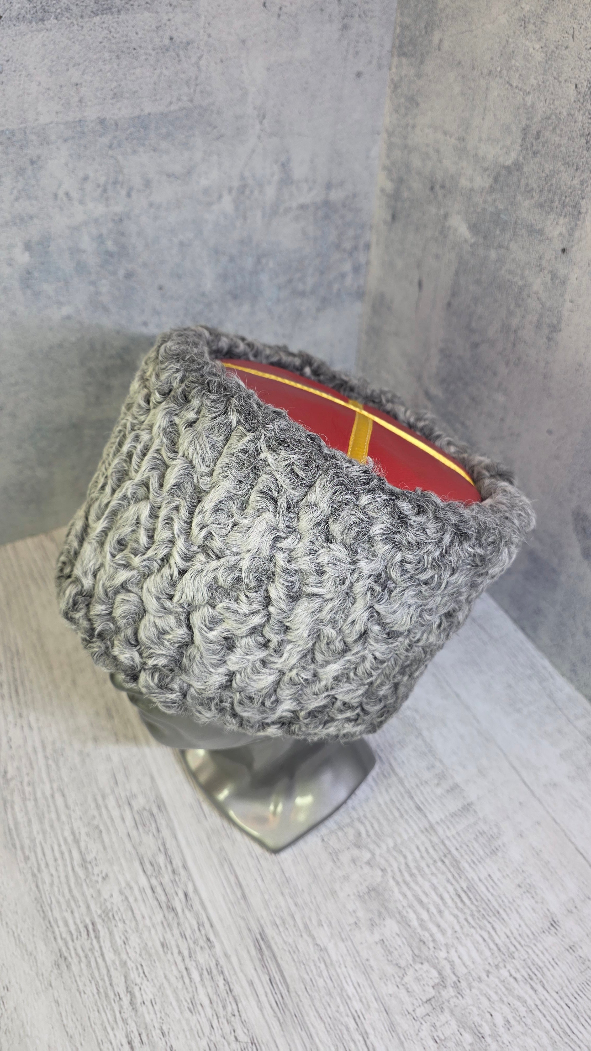 Soviet Army General Papakha Karakul Winter Hat USSR - Legend Returns Vintage