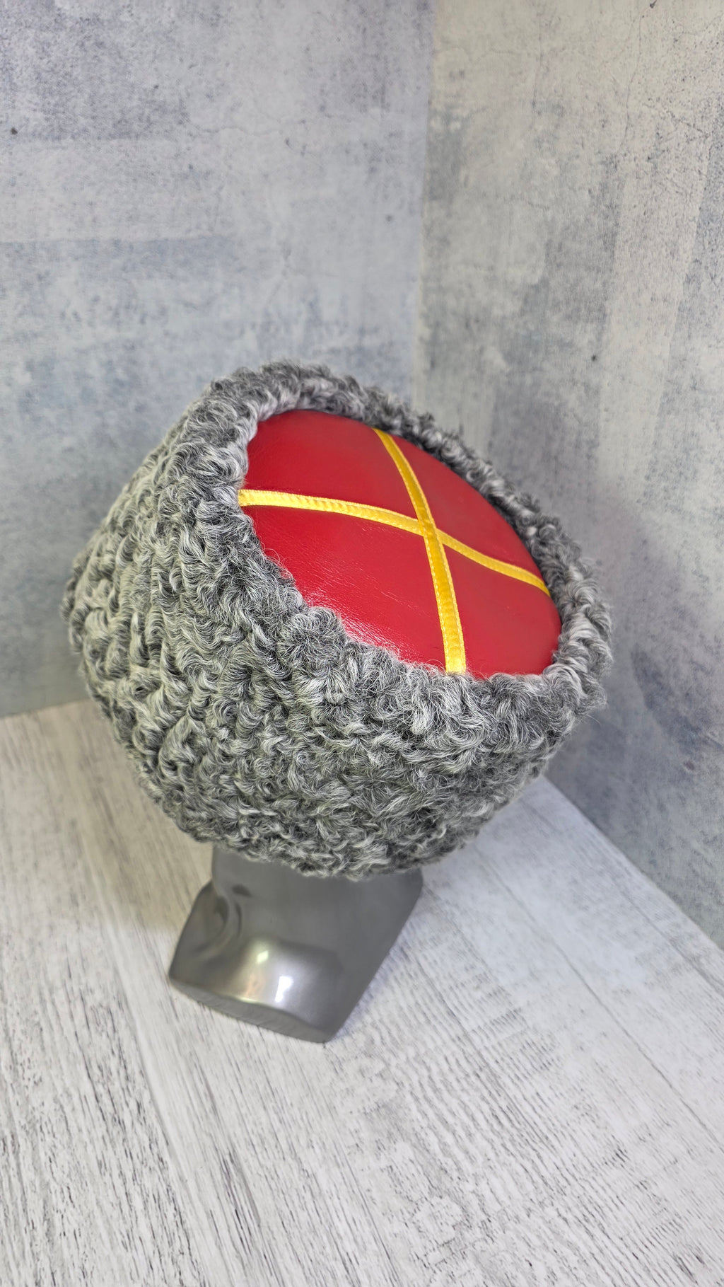 Soviet Army General Papakha Karakul Winter Hat USSR - Legend Returns Vintage