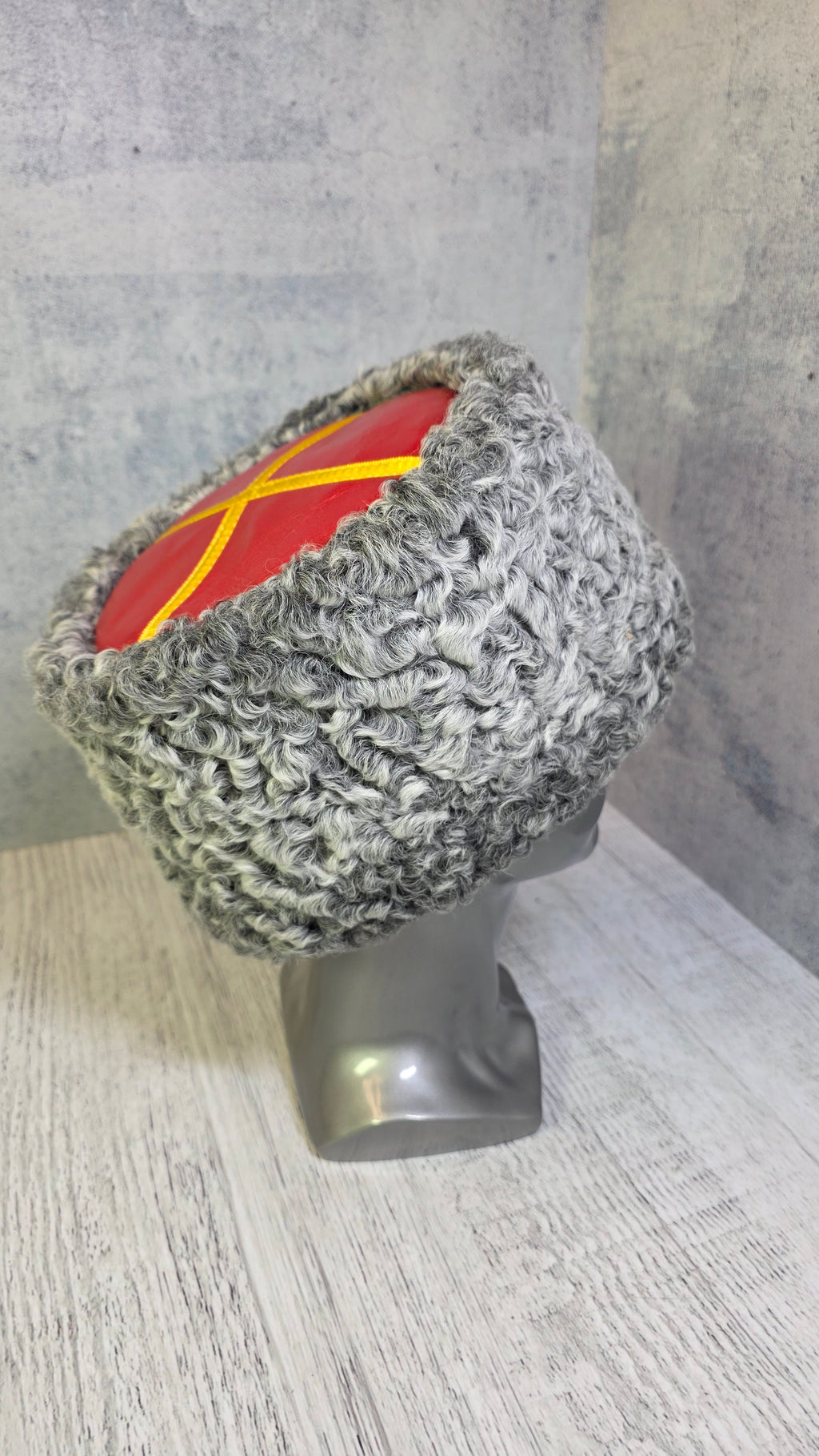 Soviet Army General Papakha Karakul Winter Hat USSR - Legend Returns Vintage