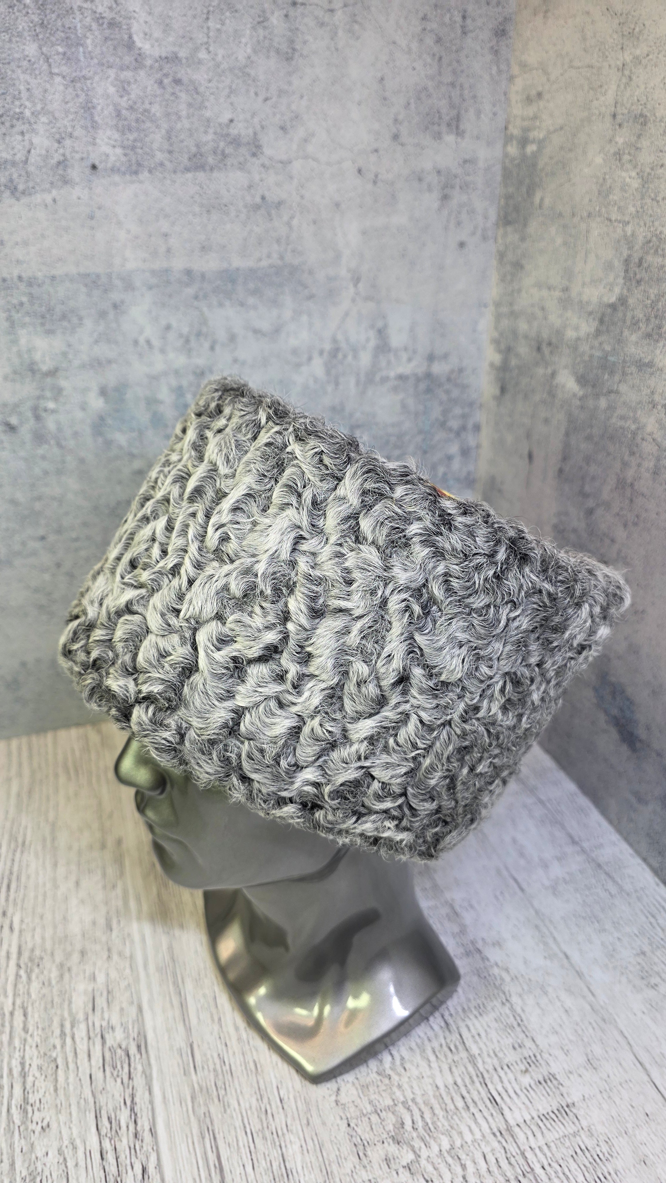 Soviet Army General Papakha Karakul Winter Hat USSR - Legend Returns Vintage