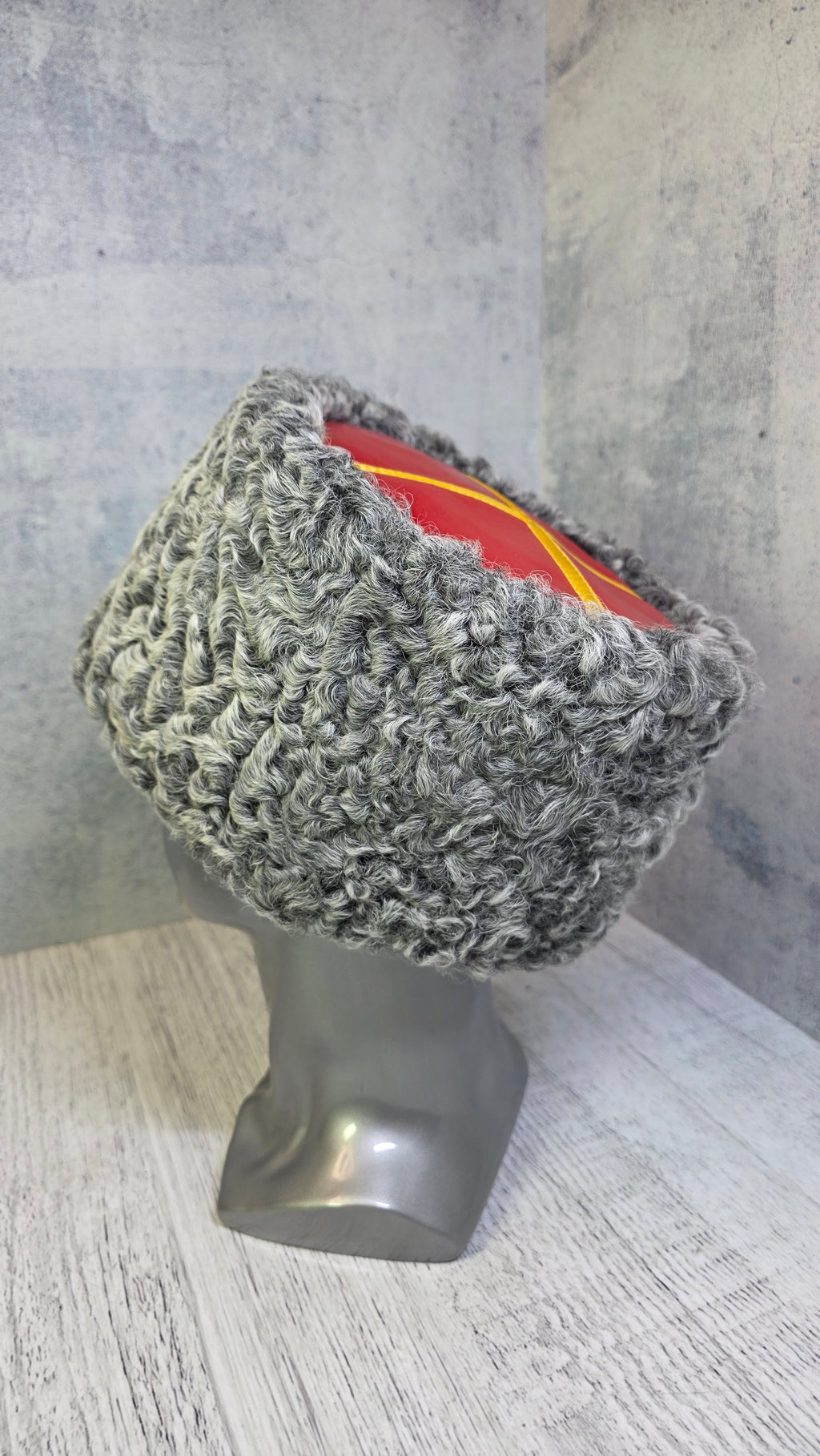 Soviet Army General Papakha Karakul Winter Hat USSR - Legend Returns Vintage