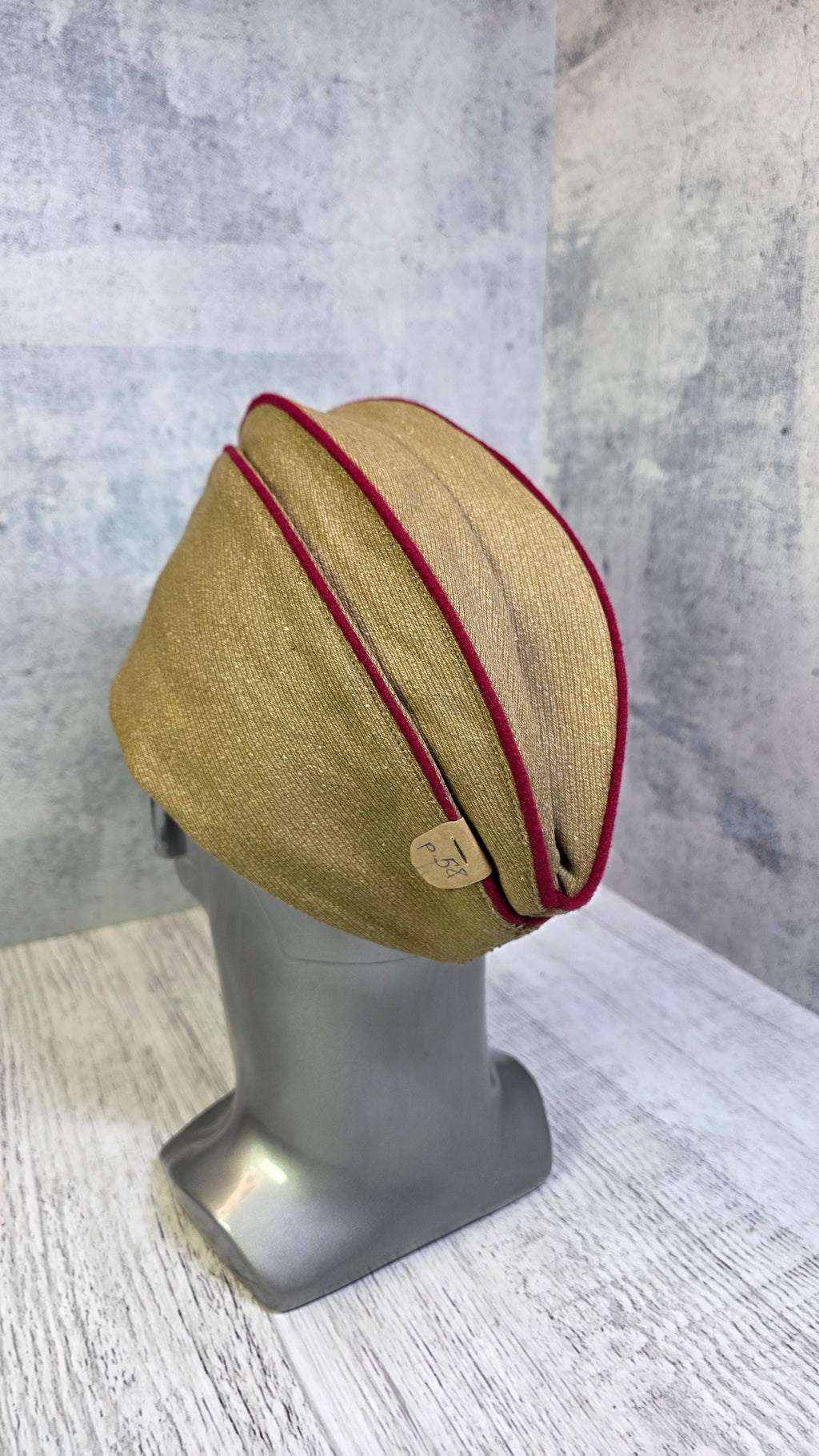 Vintage Soviet NKVD Pilotka Cap USSR Border Guard Hat - Legend Returns Vintage
