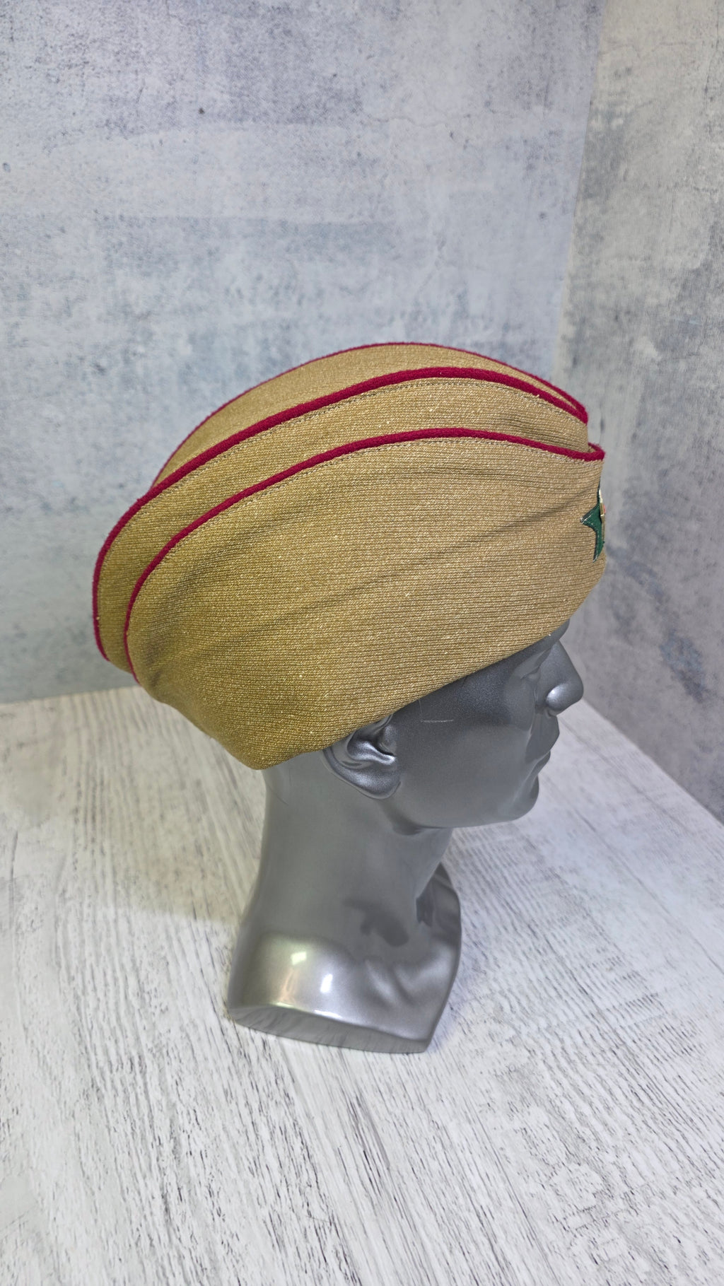 Vintage Soviet NKVD Pilotka Cap USSR Border Guard Hat - Legend Returns Vintage