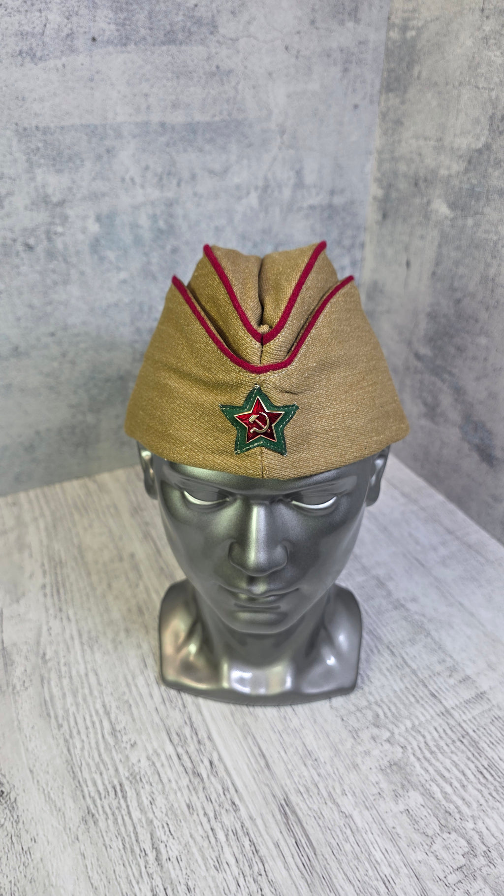 Vintage Soviet NKVD Pilotka Cap USSR Border Guard Hat - Legend Returns Vintage