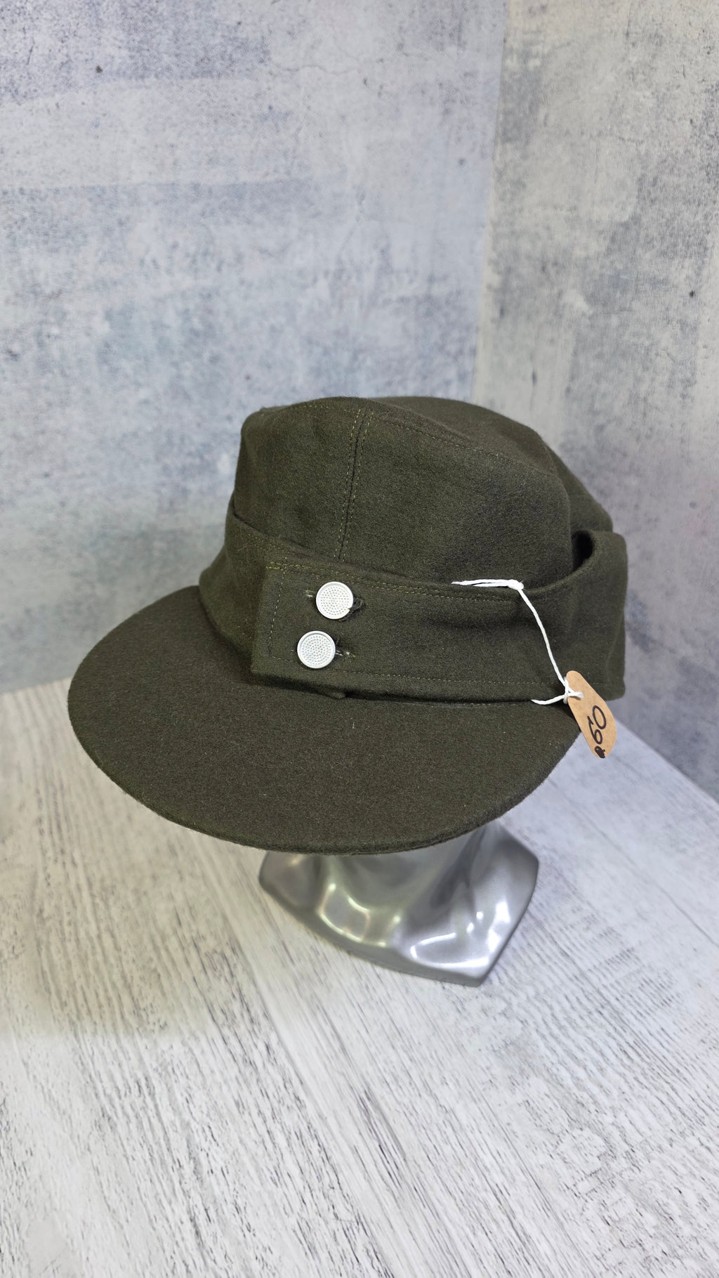 Vintage German M43 Field Cap WW2 Wehrmacht Hat - Legend Returns Vintage