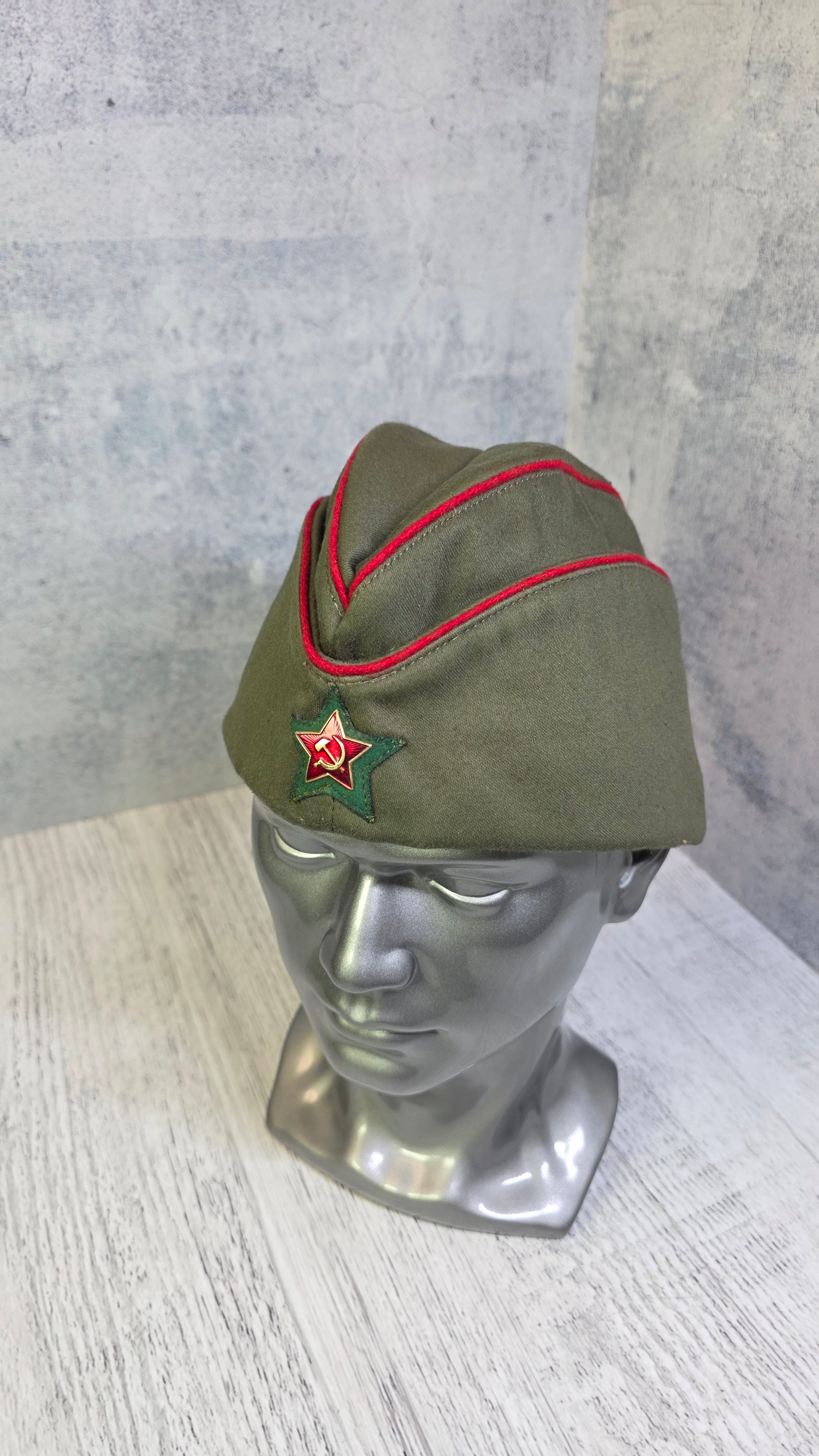 Vintage Soviet Pilotka Cap USSR RKKA M1935 - Legend Returns Vintage