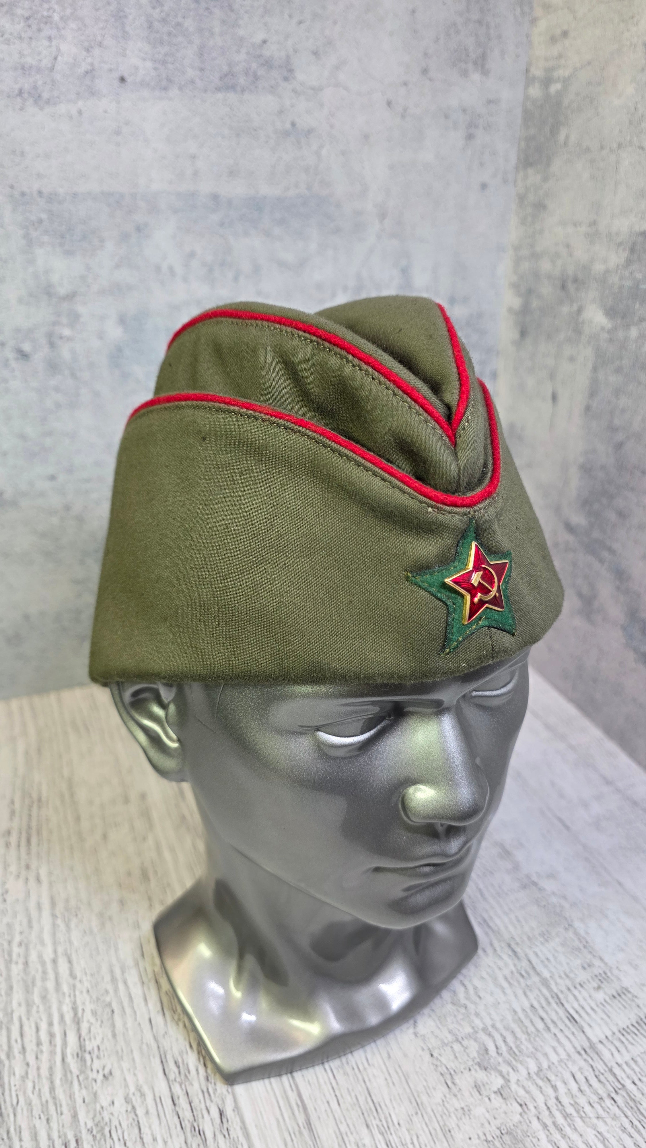 Vintage Soviet Pilotka Cap USSR RKKA M1935 - Legend Returns Vintage